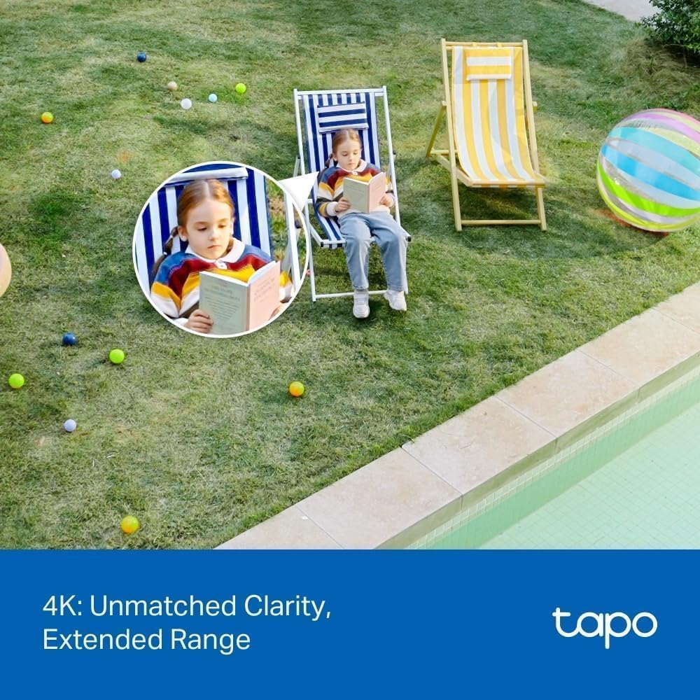Tapo TP-Link C500 Outdoor Wi-Fi Security Camera, 360° FHD 1080P with Night Vision, Two-Way Audio, Cloud Video Recording, Works with Alexa