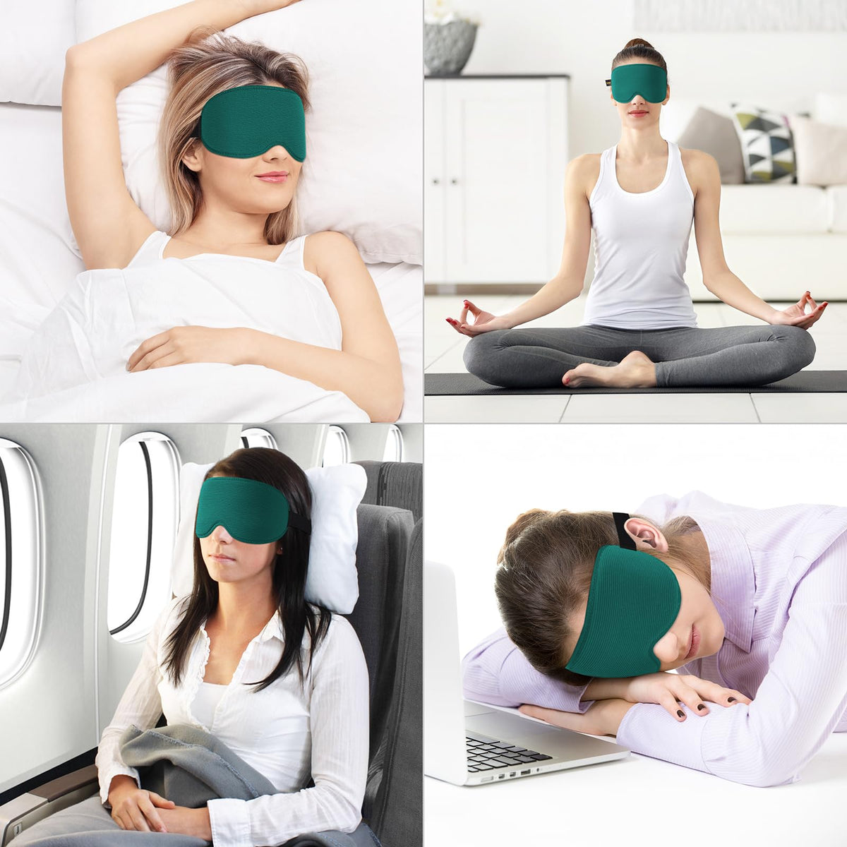 Gritin 100% Blackout Sleep Mask for Women & Men-Zero Eye Pressure Eye Mask