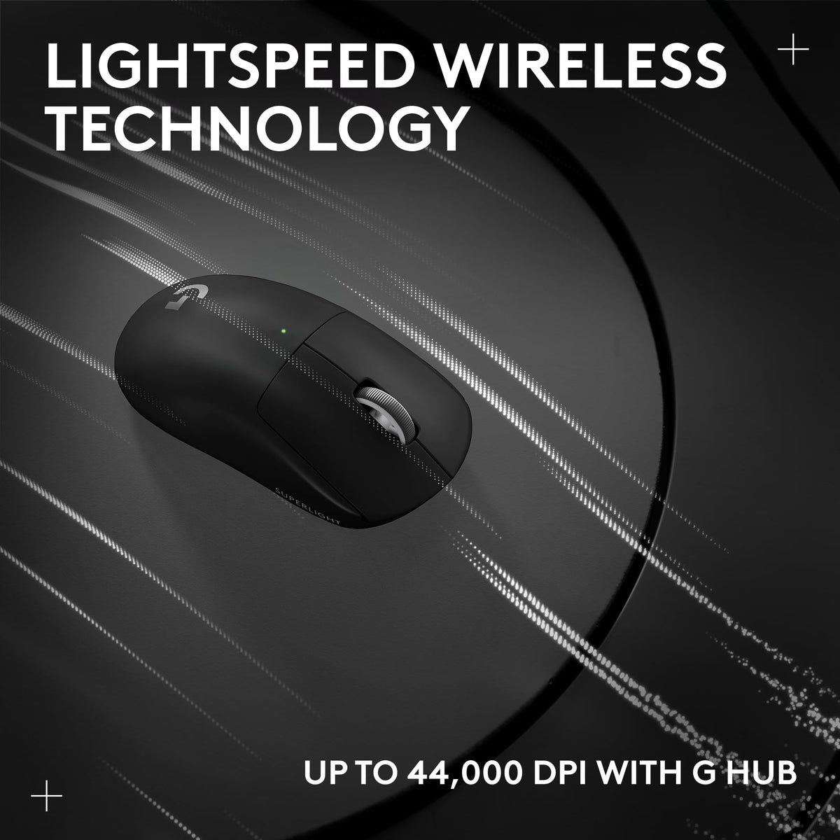 Logitech G PRO X SUPERLIGHT 2 SE Wireless Gaming Mouse, 60 g pro-grade mouse with 5 programmable buttons, 44K DPI sensor, 888+ IPS, 1 kHz report rate, USB-C charging for PC/Mac - Black