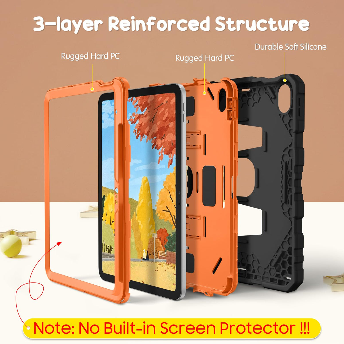 FINTIE Kid-Friendly Case for iPad (A16) 11th Gen 11 Inch, iPad 10th Gen