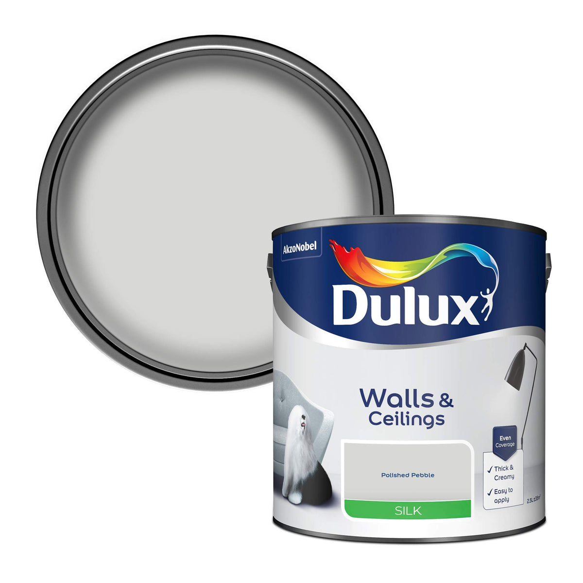 Dulux Tester Paint, White Mist, 30 ml (Pack of 1)