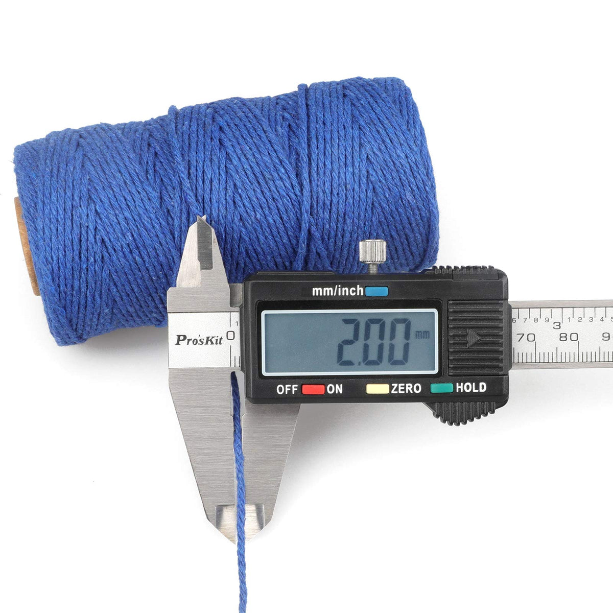 jijAcraft 4MM White Macrame Cord: 100M Cotton String Twine for Crafts