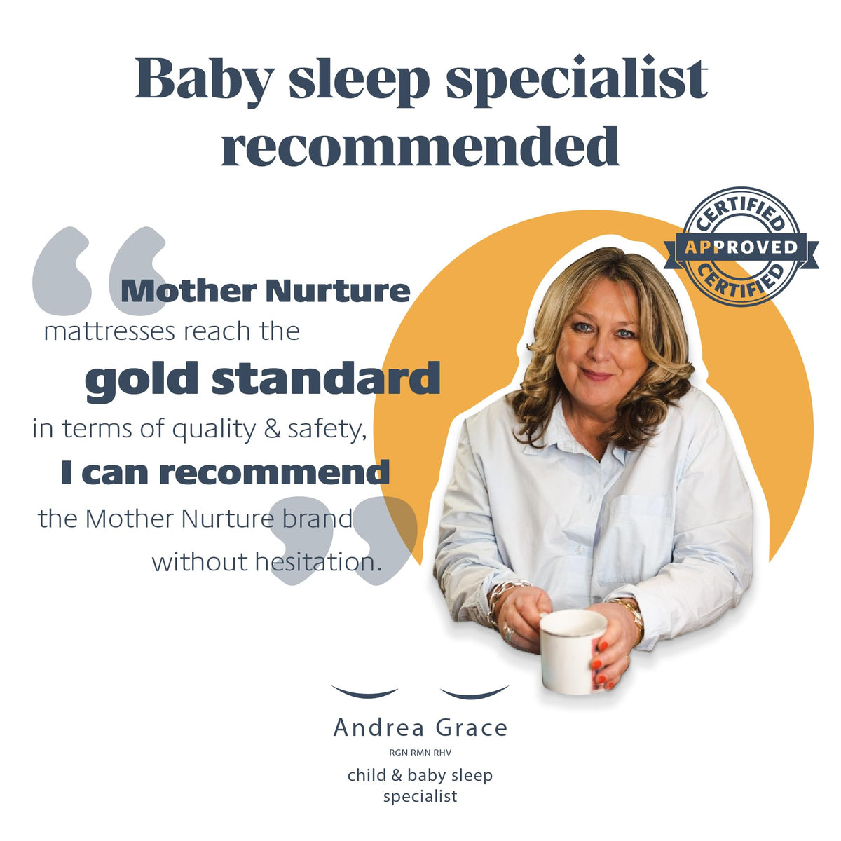 Mother Nurture Classic Eco Fibre Cot Bed Mattress - Hypoallergenic Easy Clean Quilted Cover, Reversible, Water Resistant, Baby Cot Mattress, Firm & Supportive, White, BSI Tested - Size 140x70 x10cm