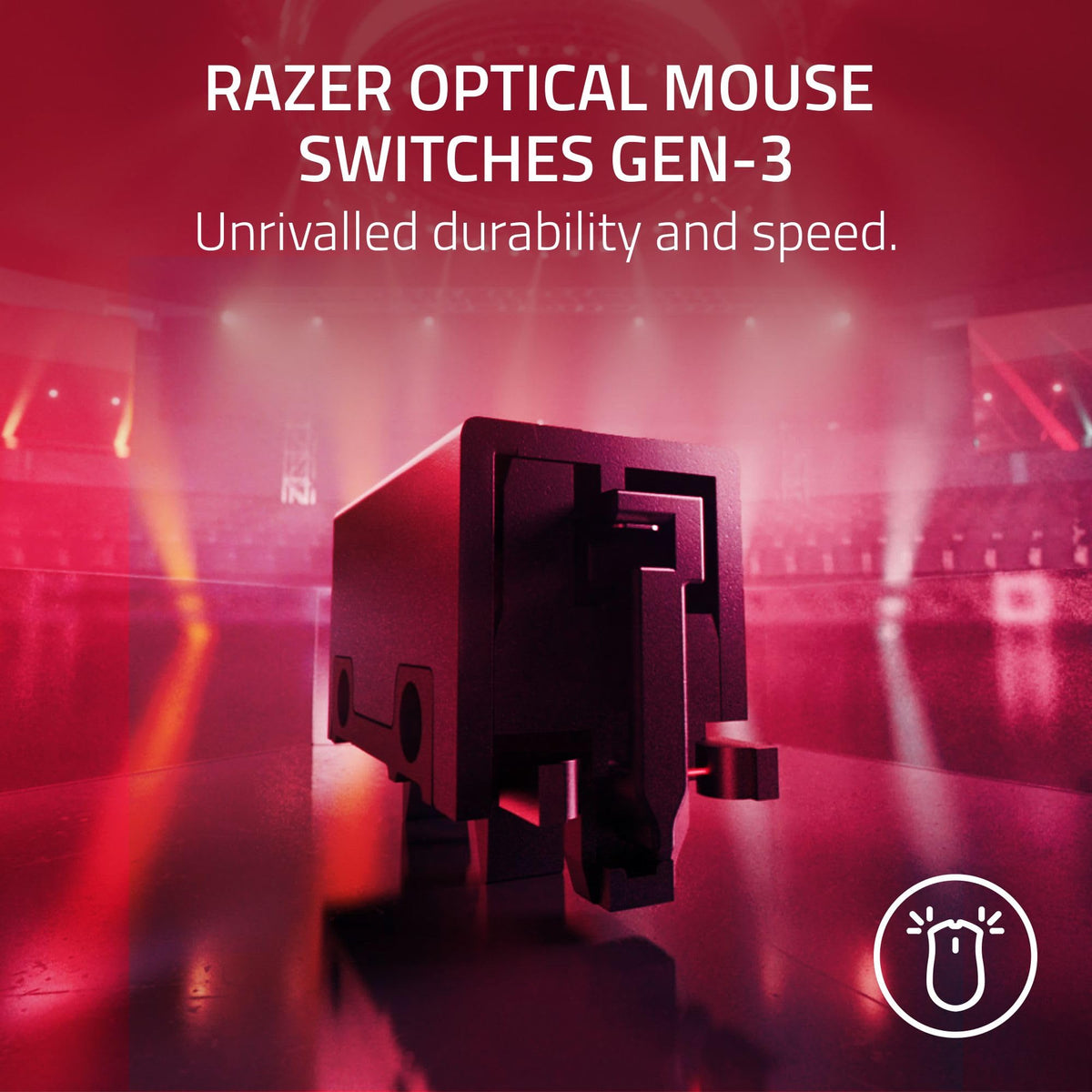 Razer Viper V3 HyperSpeed - Wireless Esports Mouse (Focus Pro 30K Optical Sensor, Up to 280 hours of Battery Life, Mechanical Mouse Switches Gen-2, 4000 Hz Wireless Polling Rate) Black