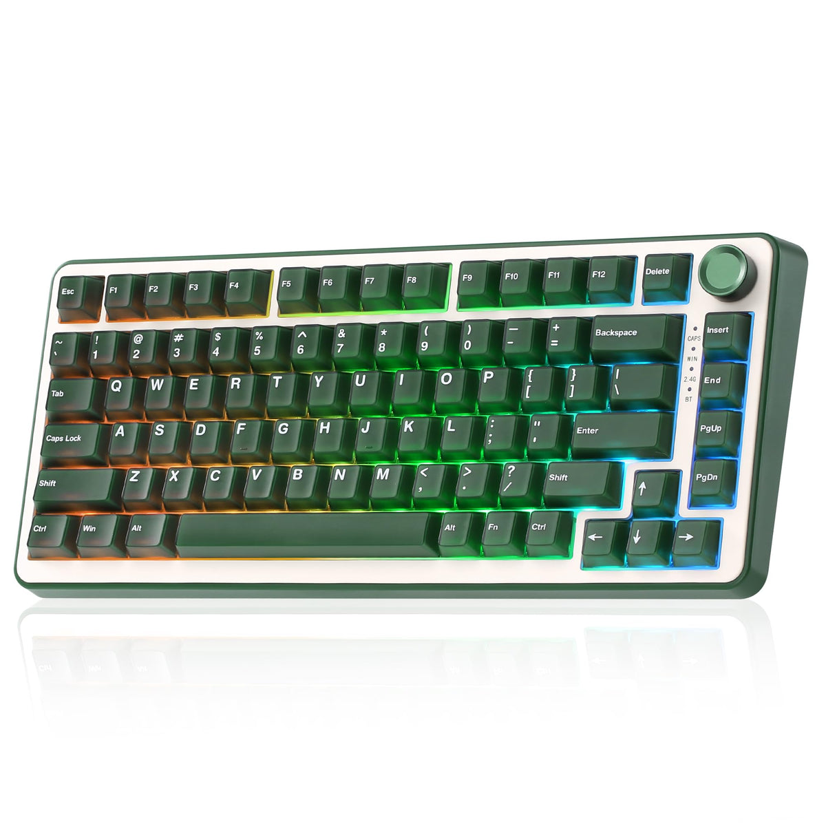 YUNZII B75 PRO 75% Wireless Mechanical Keyboard (Black Heart,Cocoa Switch)