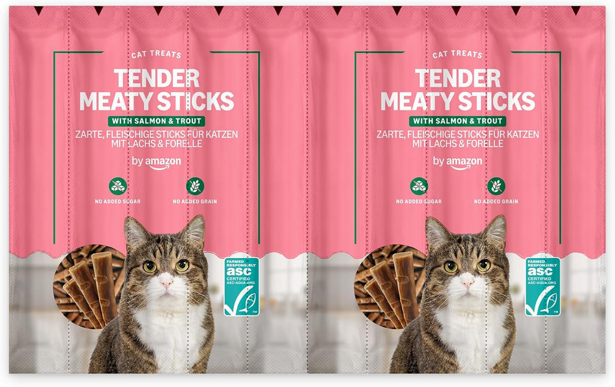 by Amazon Cat Sticks Salmon & Trout 50g