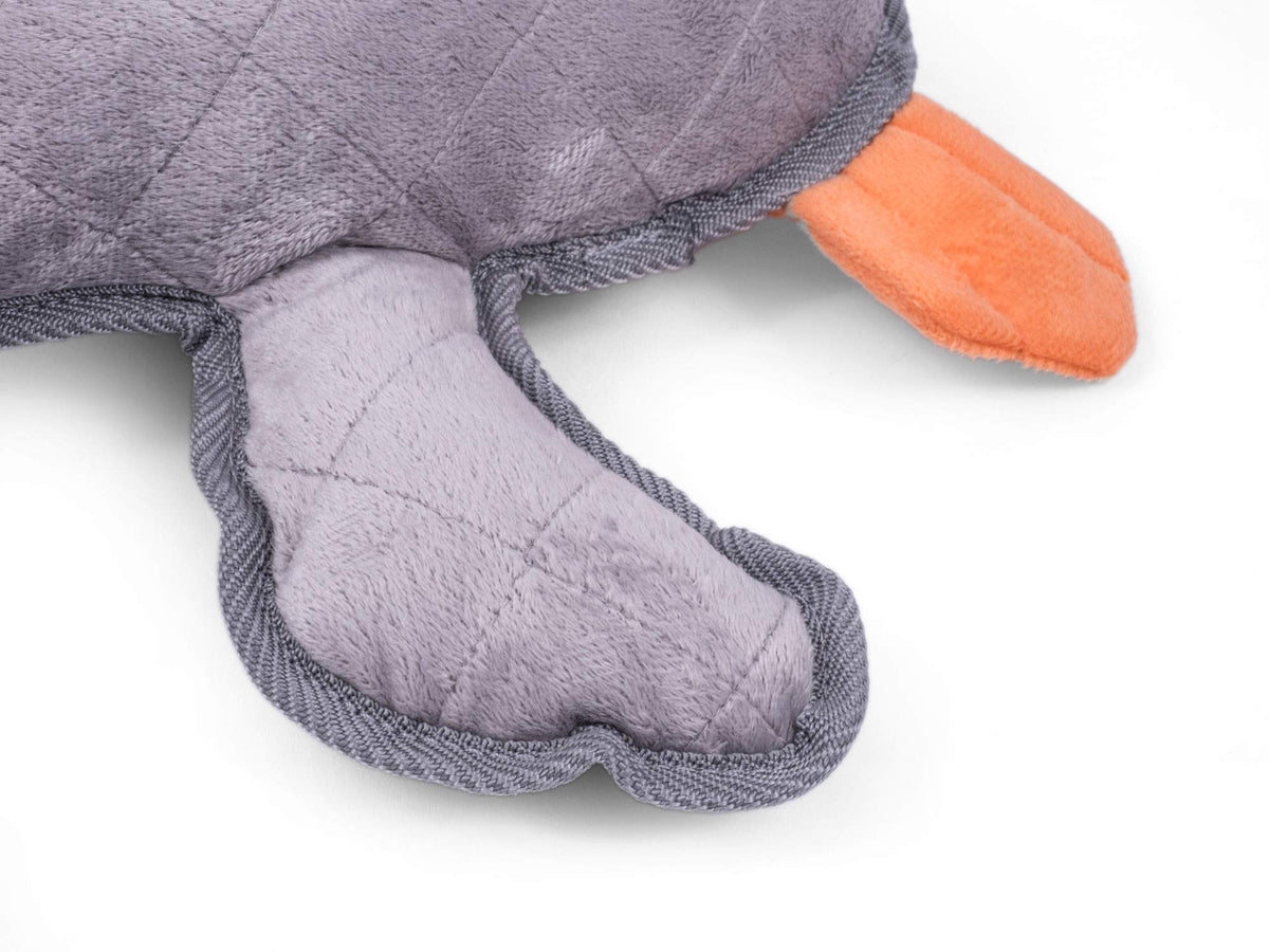 Petface Honking and Squeaky Duck Plush Dog Toy