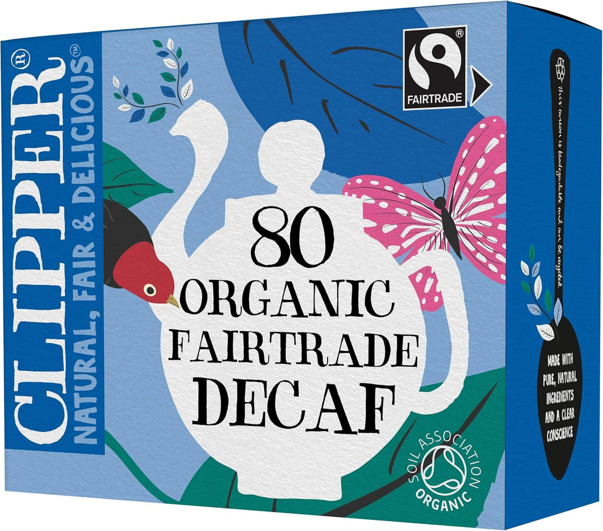 Clipper Organic Fairtrade Everyday Black Tea 1 x 80 Teabags