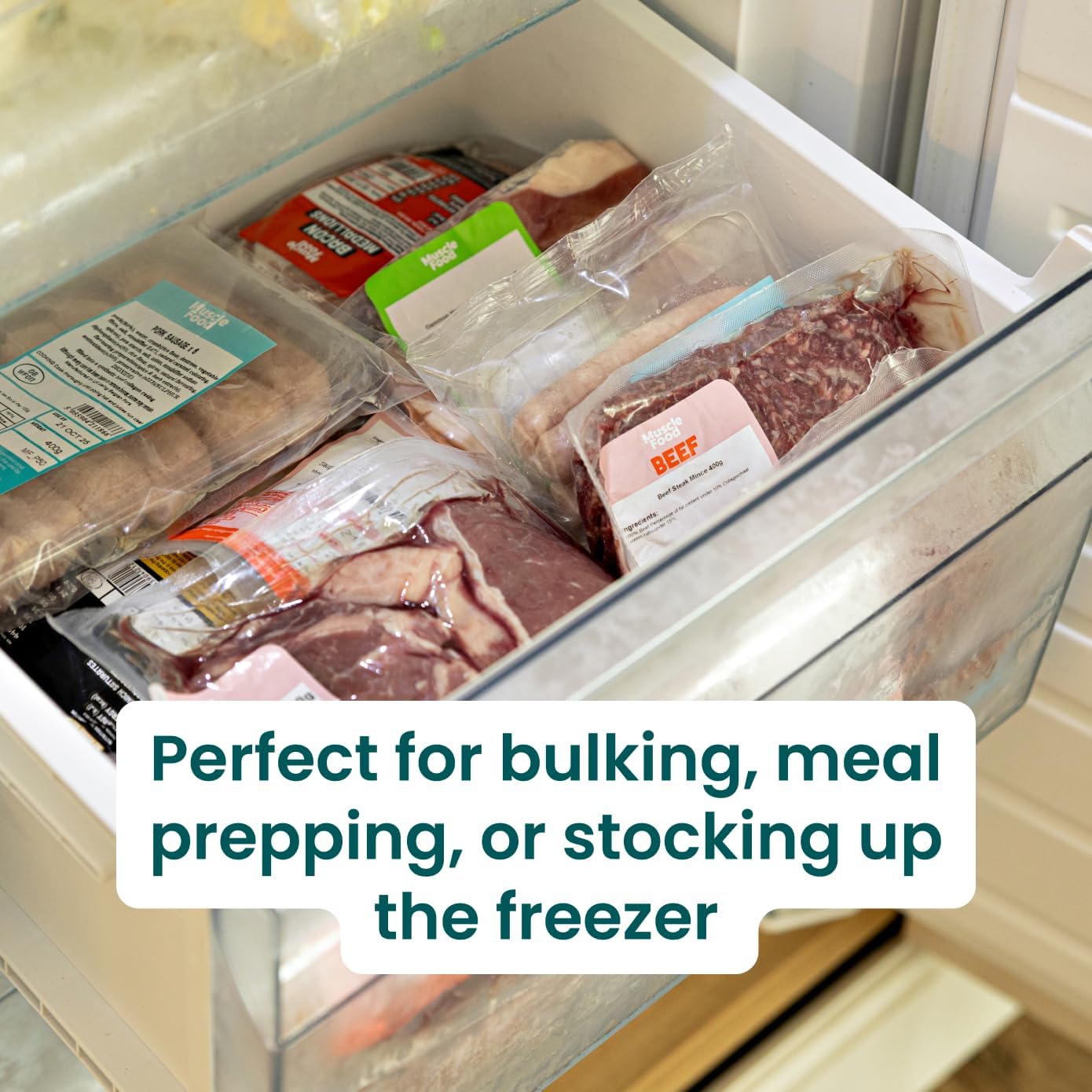 MuscleFood 42-Meal Family Hamper | High Protein Meat Bundle (6.22kg) | Lean Chicken, Beef, Pork | Bulk Meal Prep & Freezer Filler