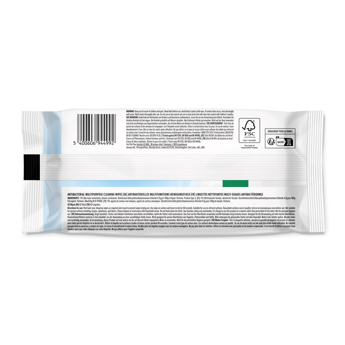 by Amazon Multipurpose Cleaning Wipes Citrus, 252 wipes 42 count (Pack of 6)