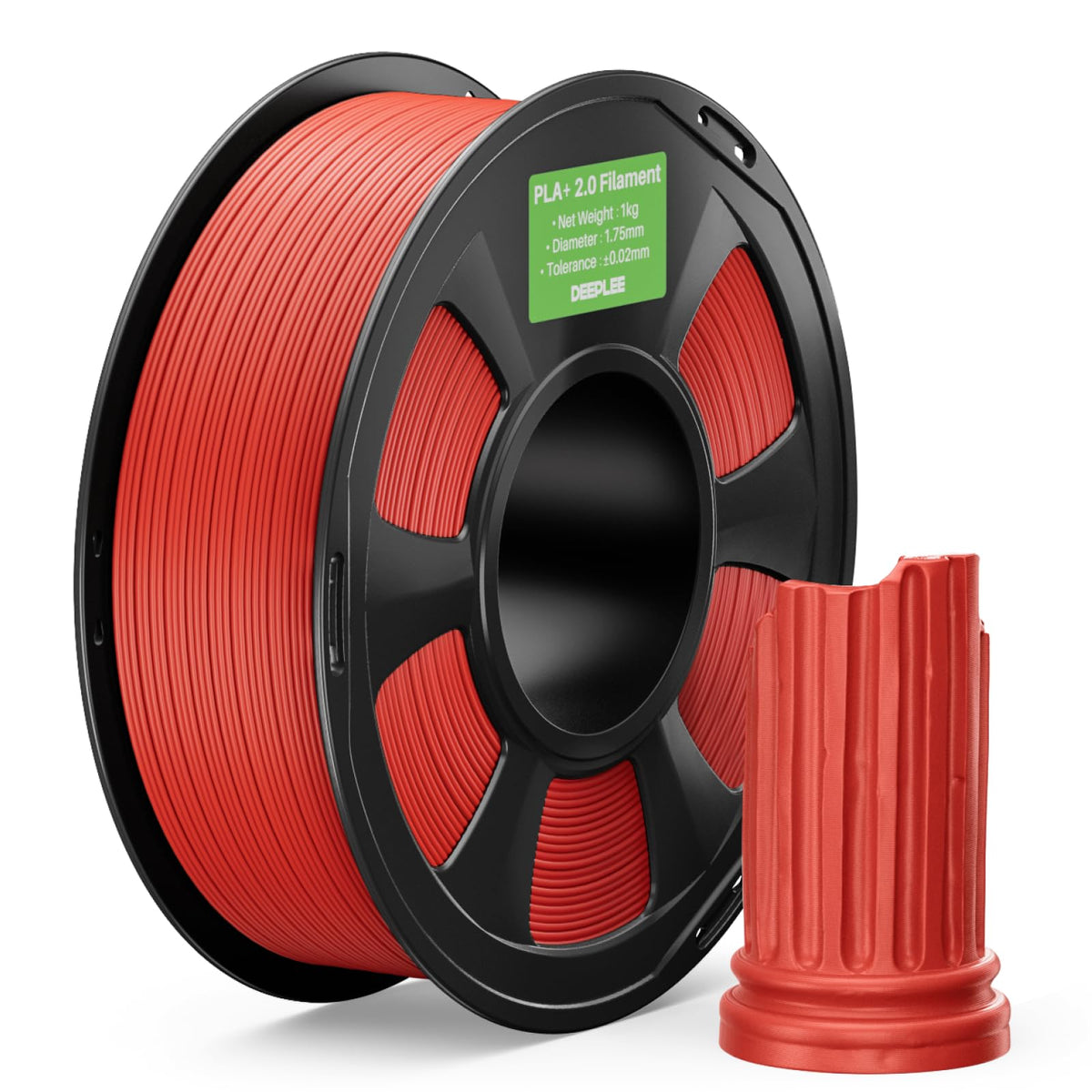 DEEPLEE PLA Plus 1.75mm Filament Beige/Brown 2KG Bundle