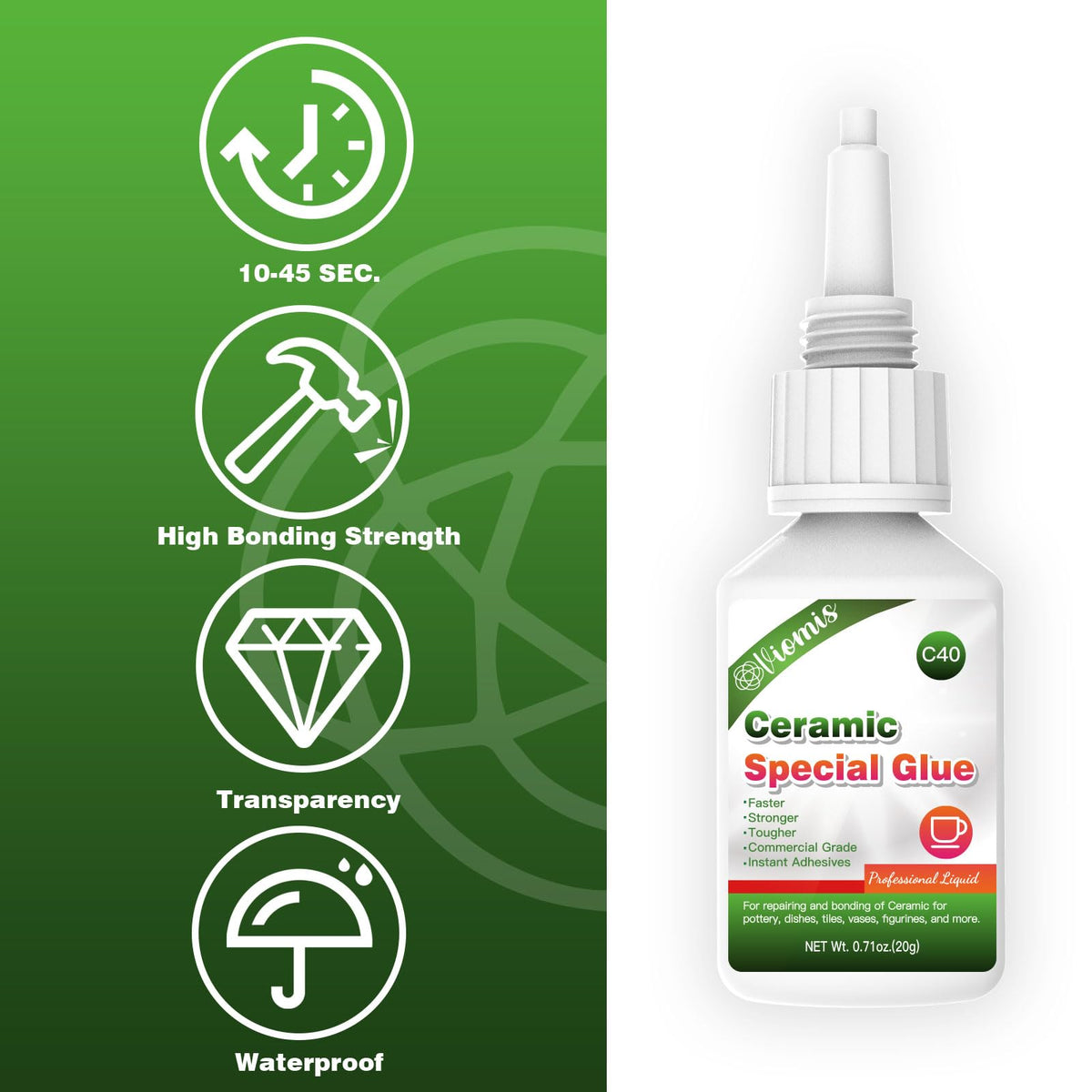 20g Leather Glue, Special Fabric Adhesive for Leather Craft, Shoe Repair