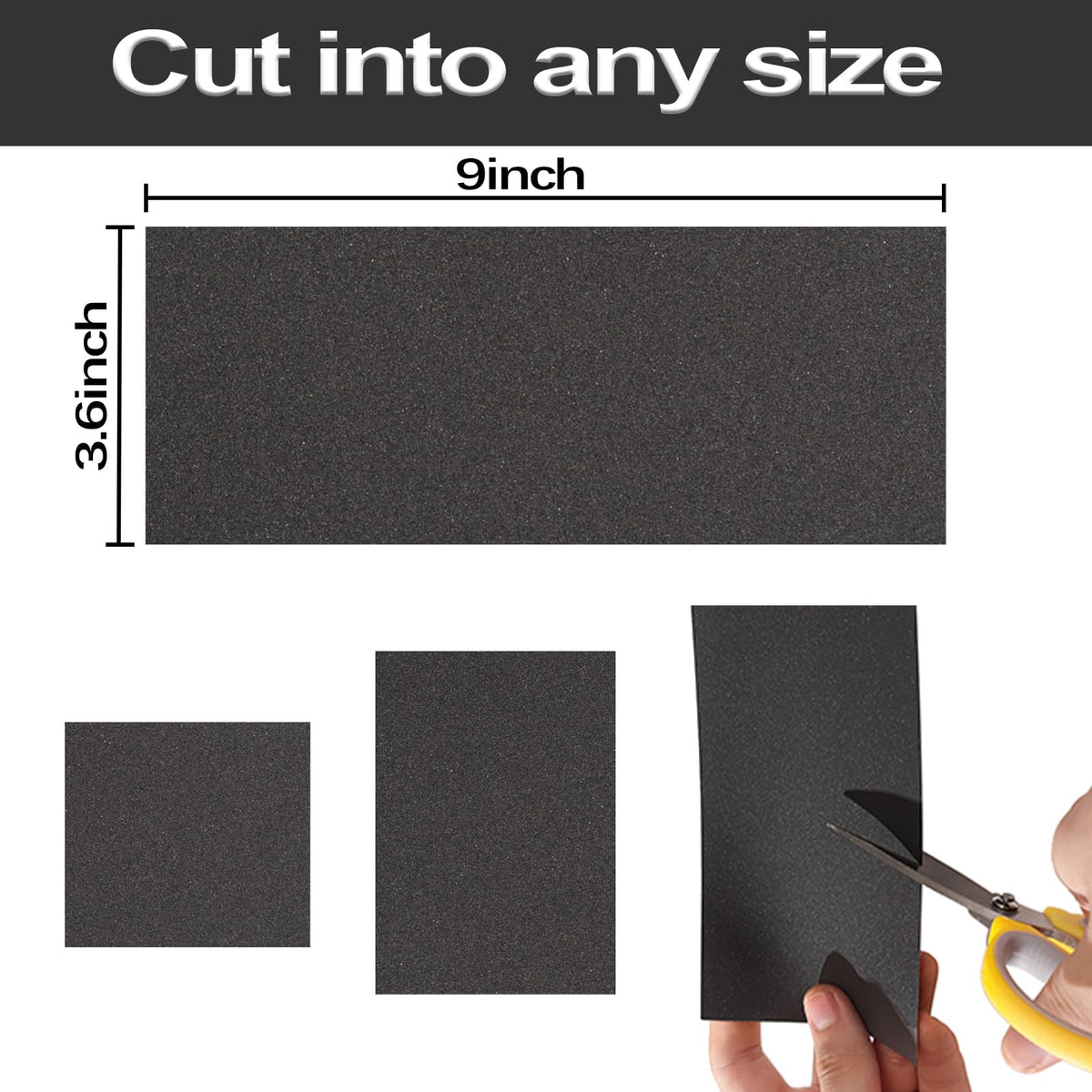 STEBRUAM Wet and Dry Sandpaper 220 Grit, Sanding Paper for Car Metal Wood