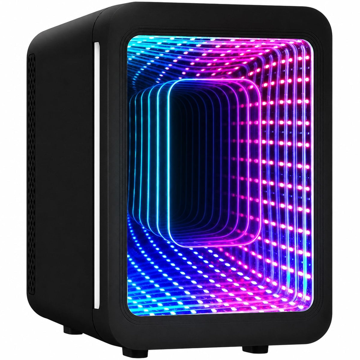 ARTETHYS Mini Fridge for Bedrooms, 4L Car Skincare Fridge with LED Mirror
