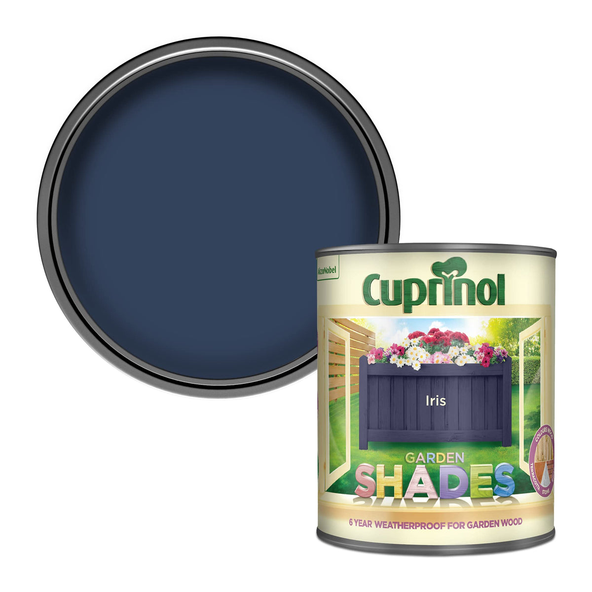 Cuprinol Garden Shades Exterior Woodcare, Country Cream, 1 Litre