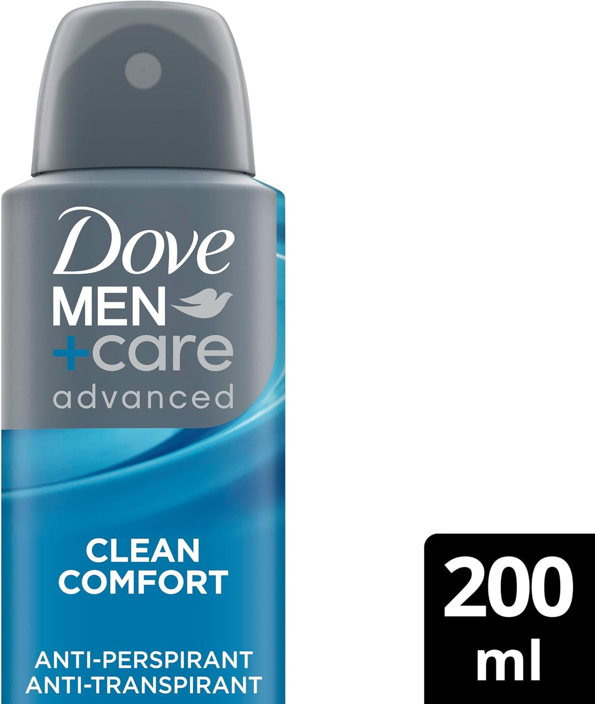 Dove Men+Care Advanced Clean Comfort Anti-Perspirant Aerosol 200 ml