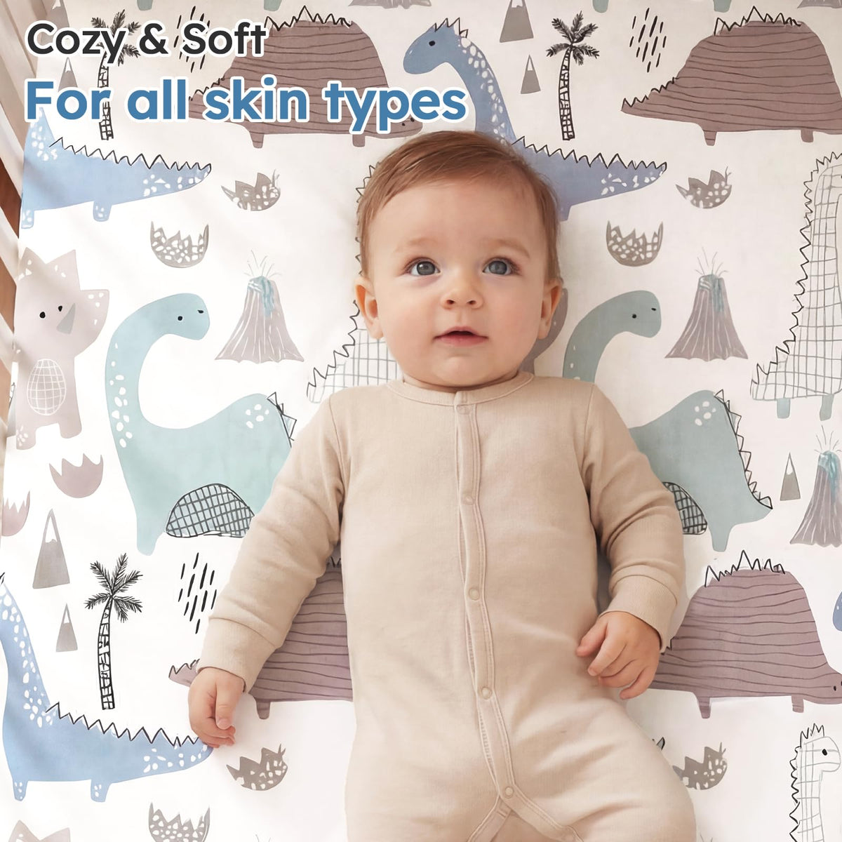 Yoofoss Moses Basket Sheets 41 x 84 cm, Fitted Soft & Breathable Microfiber Pram Sheet for Newborn Baby Boy and Girl, Crib Bassinet Mattress Protector Snuzpod Bedside 2 Pack