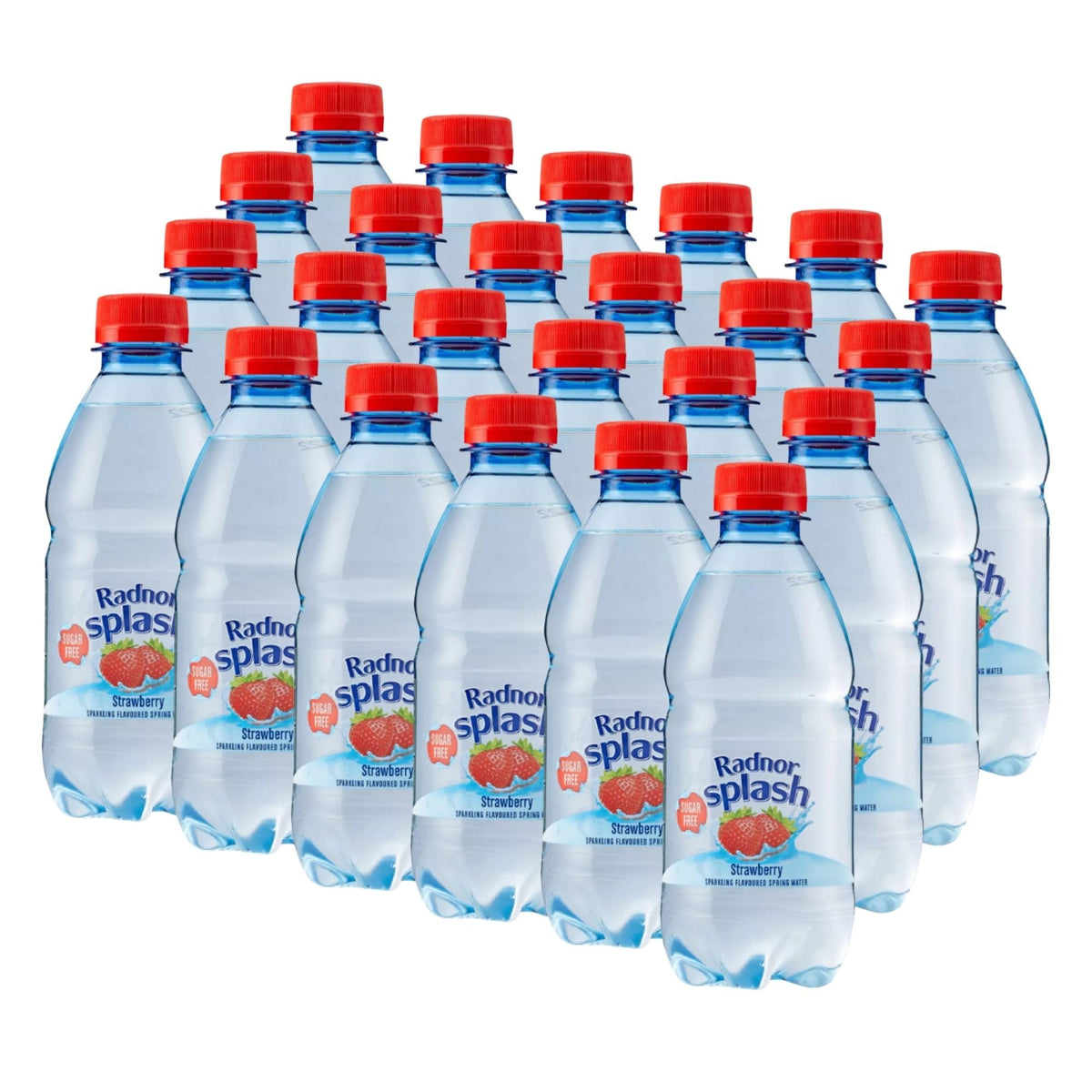 Radnor Splash Flavoured Water Sugar Free 500ml - Pack of 24 (Strawberry)