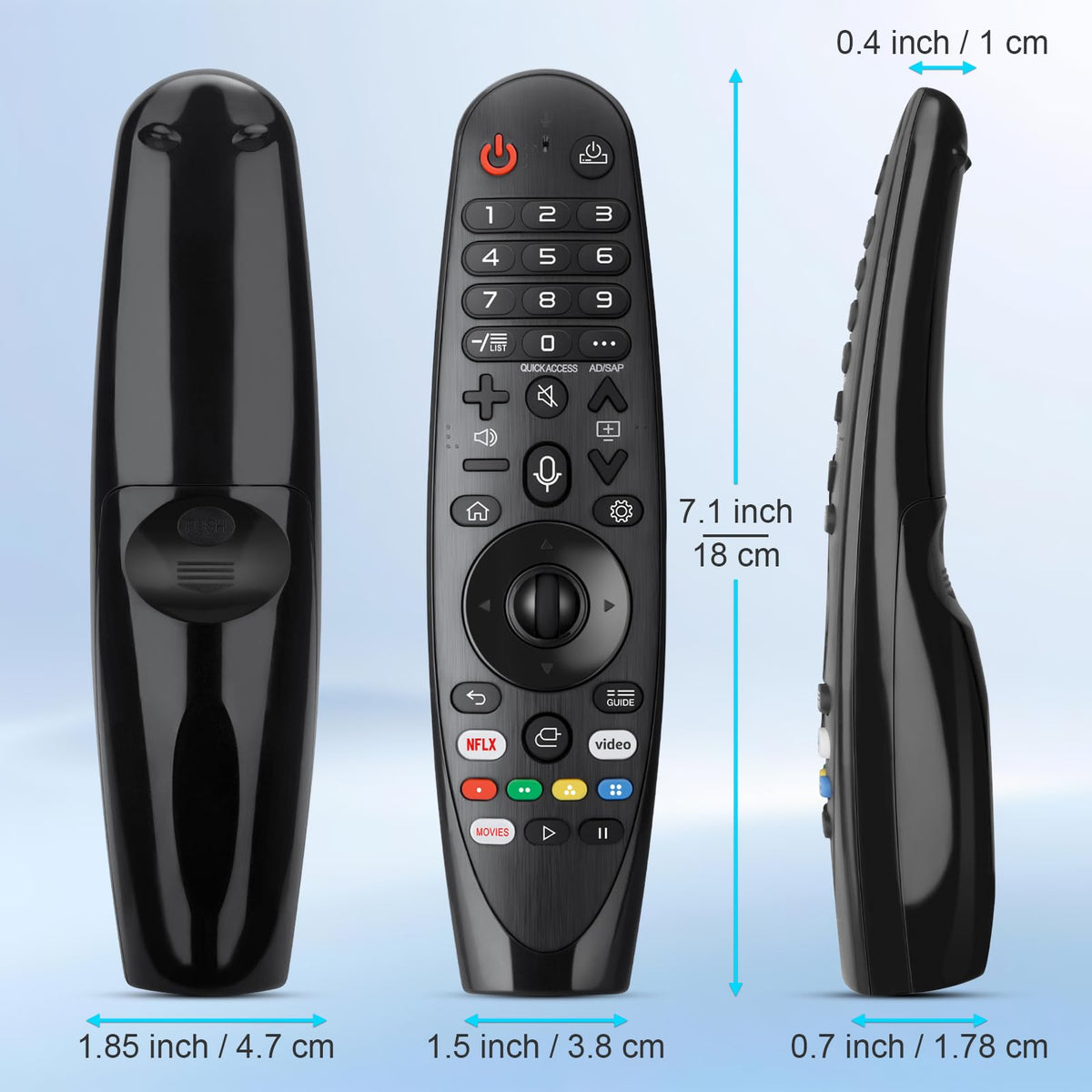 Universal for Samsung TV Remote Replacement【2 Pack】