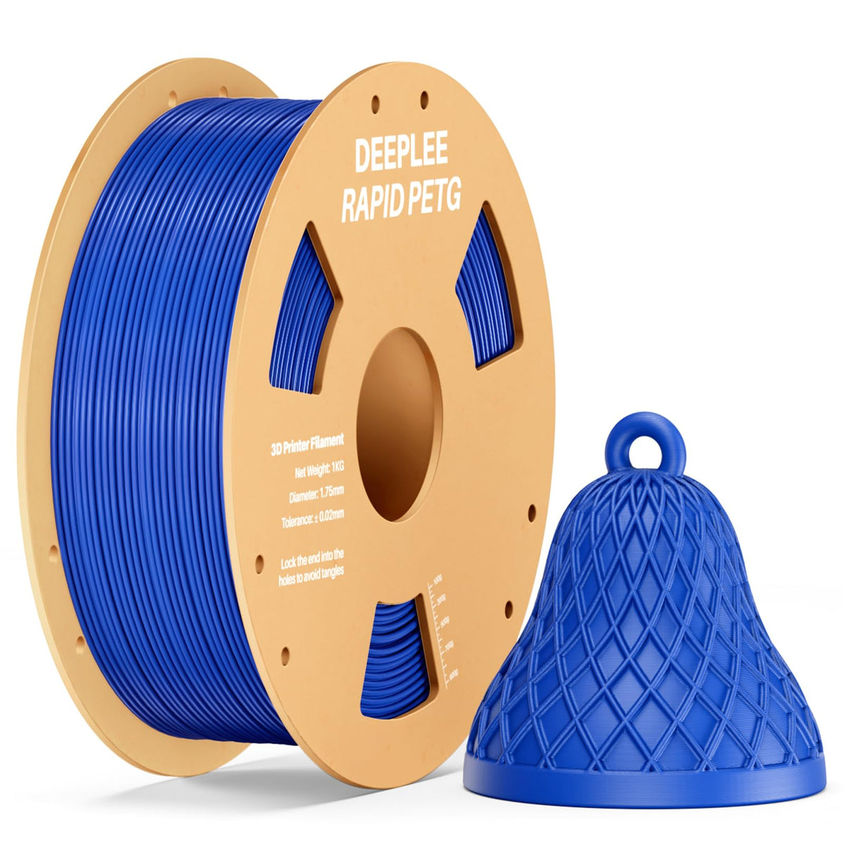 DEEPLEE Rapid PETG Filament 1.75mm Black 1KG
