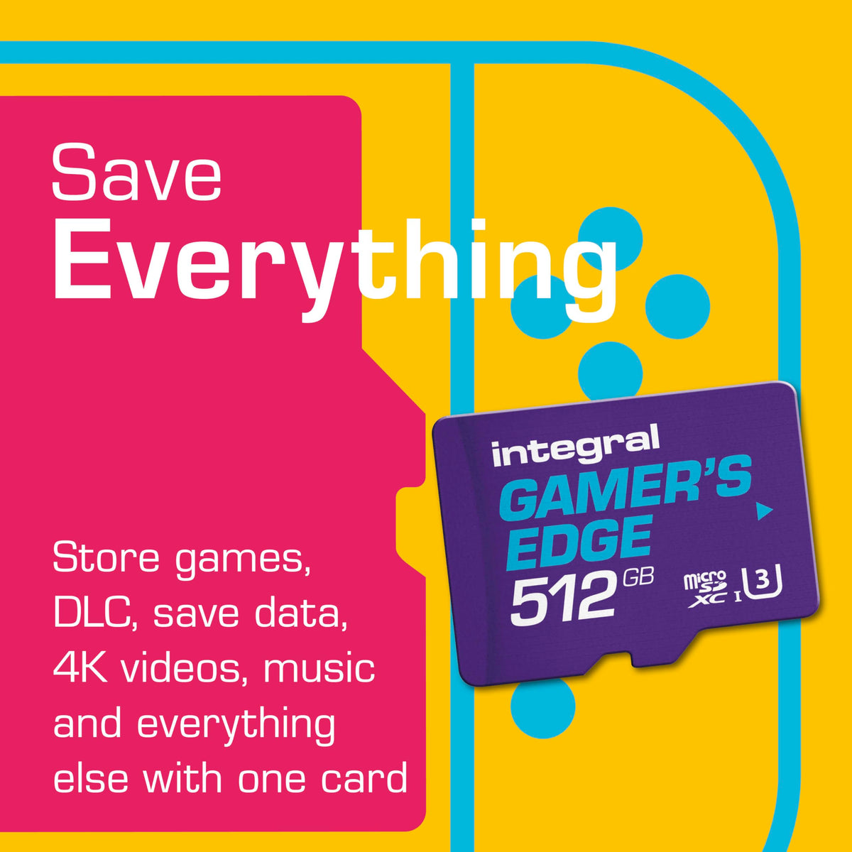 Integral 128GB microSD Card Premium High Speed 4K Video Memory Card - up to 100MB/s Read and 50MB/s Write UHS-I U3 Class 10 A1 App Performance - for Smartphones, Tablets, Drones and Game Consoles