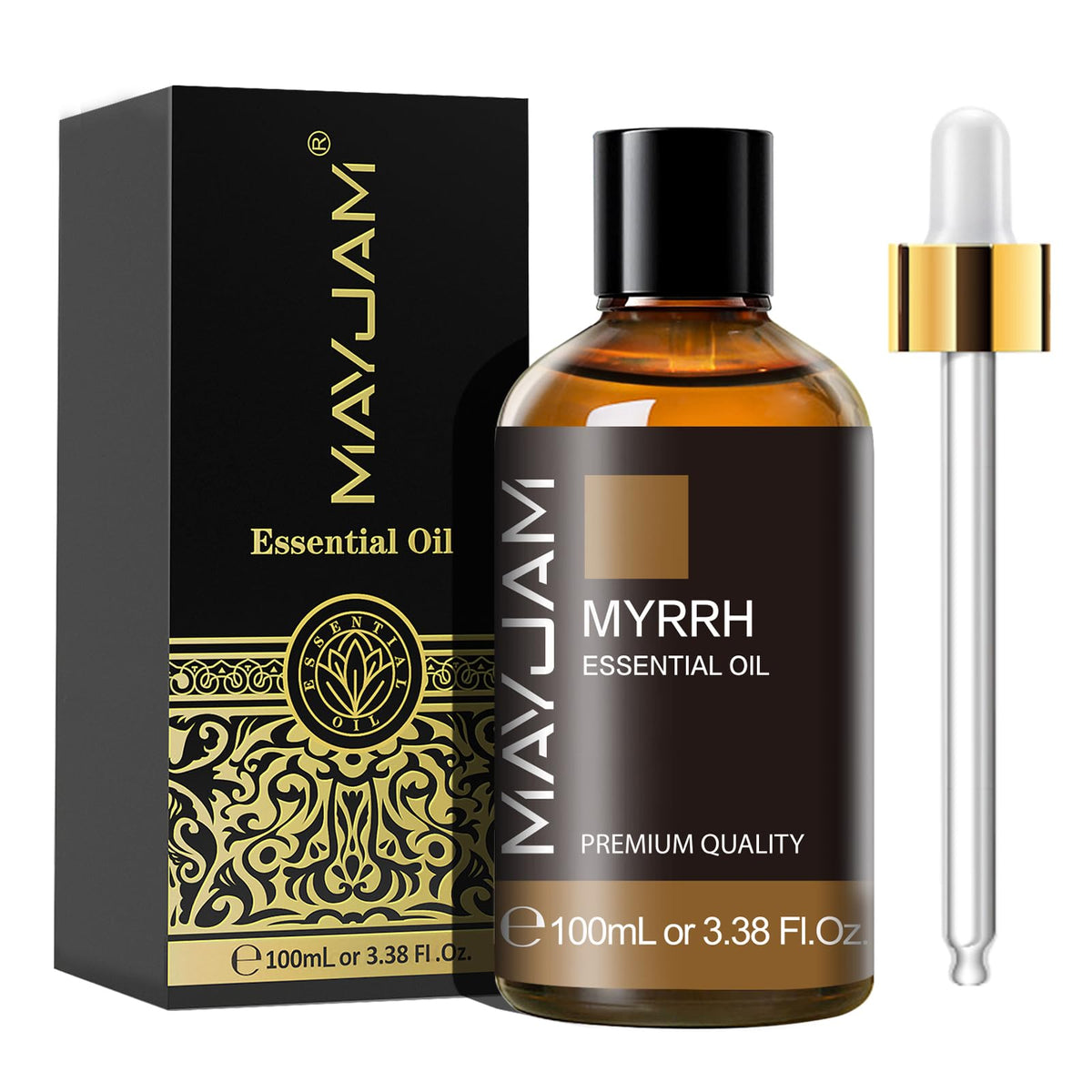 MAYJAM Peppermint Essential Oil 100ML - Premium Diffuser Oil