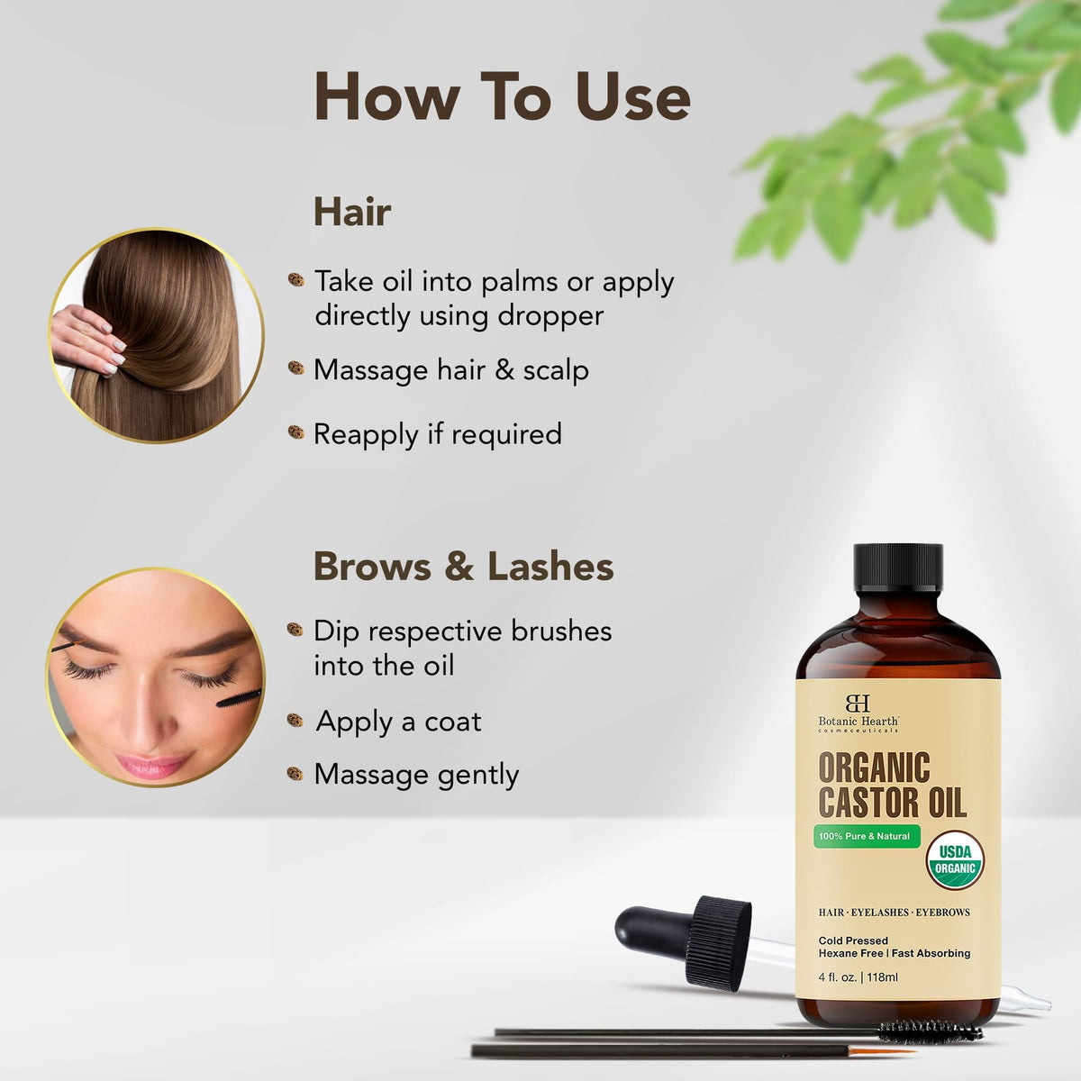 Botanic Hearth Argan & Biotin Hair Oil, 198 ml