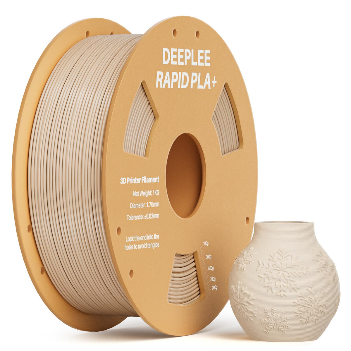 DEEPLEE Rapid PLA Plus Filament 1.75mm Orange 1kg