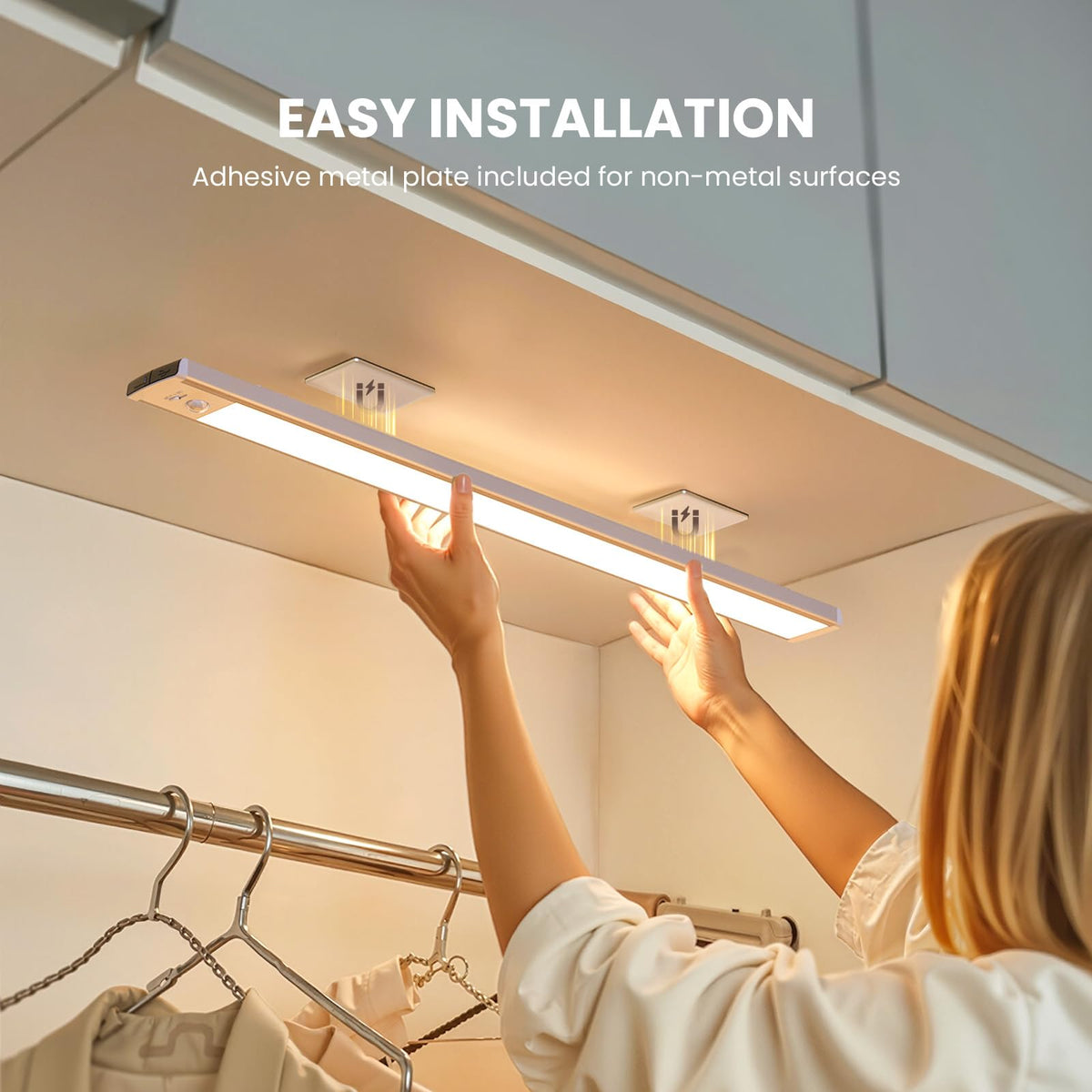 20cm Under Cabinet Kitchen Lights, Motion Sensor Lights Indoor
