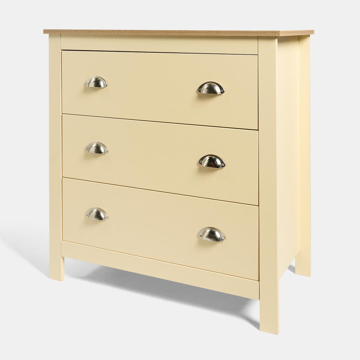 OHS Chicago Bedside Table 2/3 Drawer Hallway Cabinet Nightstand Unit Home Decor