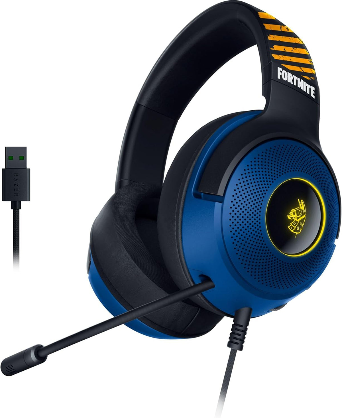 Razer Kraken V3 X USB - Wired USB Gaming Headset (ultra-lightweight at 285g, TriForce 40mm drivers, HyperClear Cardioid Microphone, 7.1 surround sound, Chroma RGB) Black