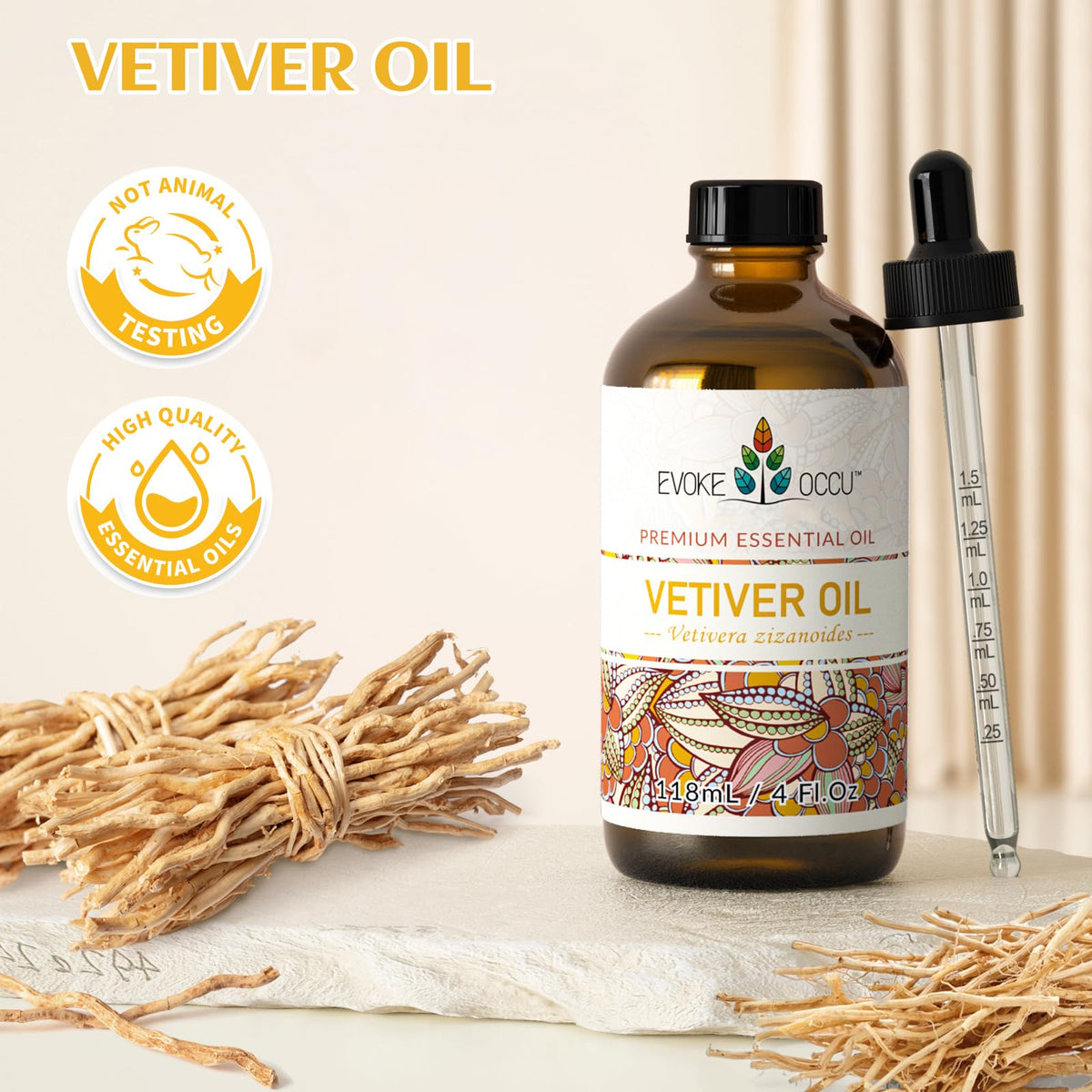 EVOKE OCCU Myrrh Essential Oil for Diffuser, Candle & Skin
