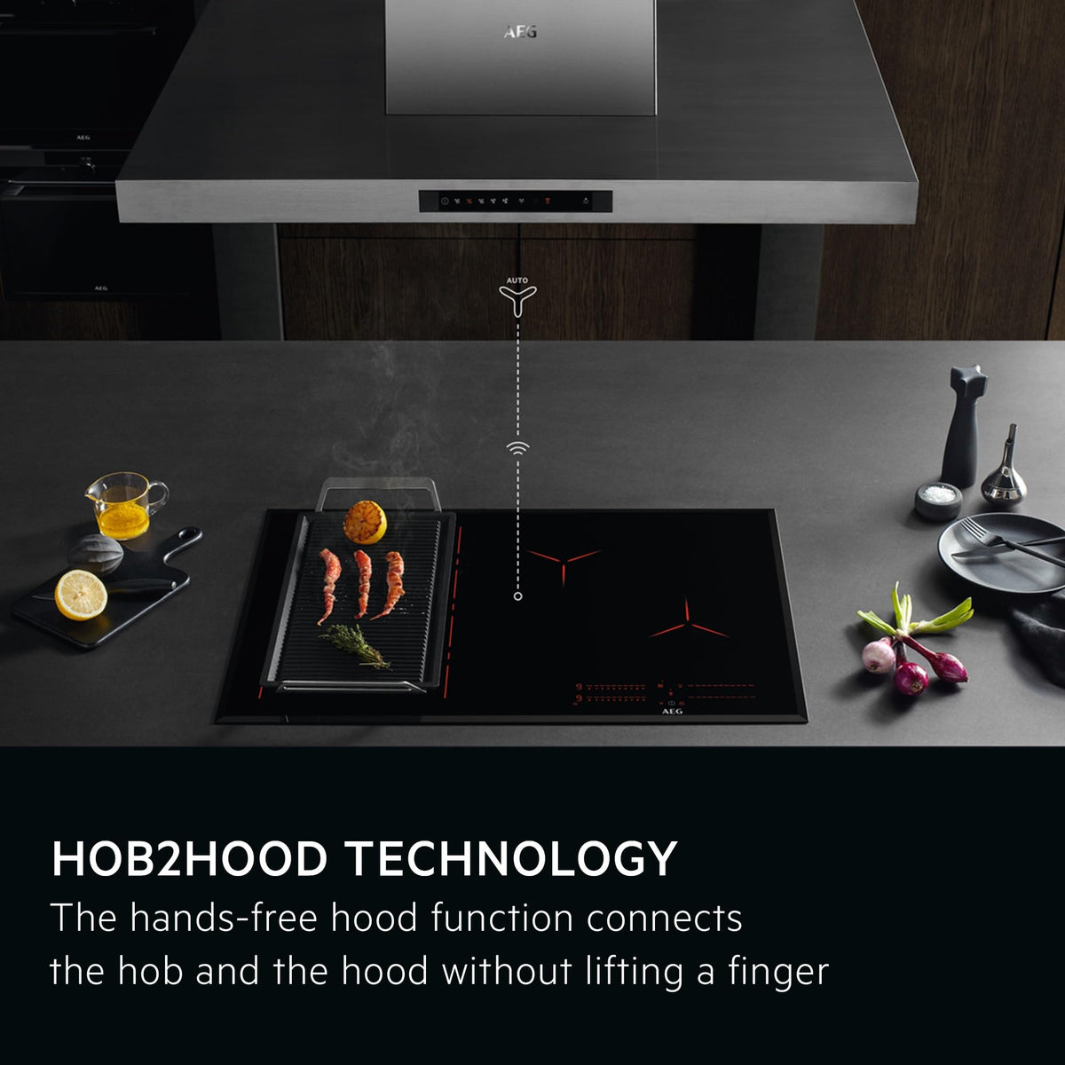 AEG Induction Hob IKB64401FB, 59 cm, 4 Zones