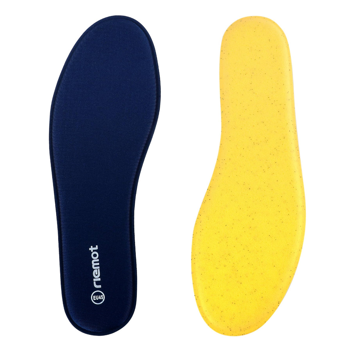 riemot Memory Foam Insoles for Men and Women - Replacement Shoe Inserts Comfort Cushioning for Sports Shoes, Trainers, Sneakers, Work Boots and Walking Shoes