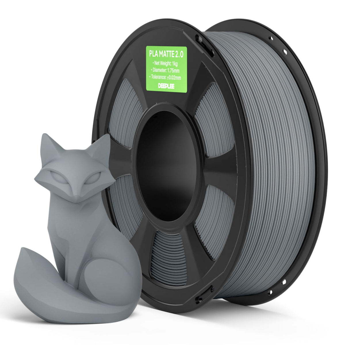 DEEPLEE PLA Filament, Matte 2.0 3D Printer Filaments 1.75mm Beige 1KG