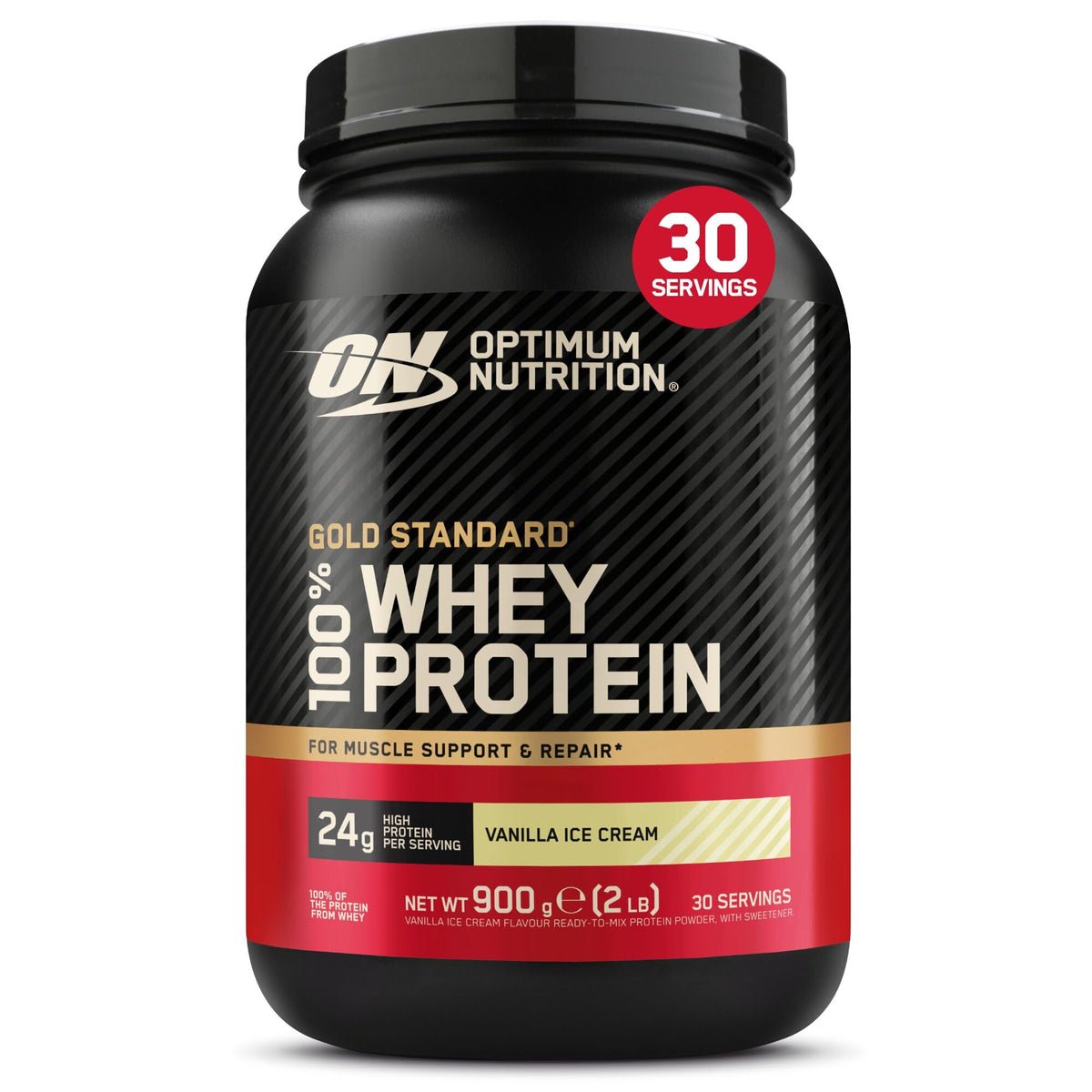 Optimum Nutrition Gold Standard 100% Whey Muscle Building and Recovery Protein Powder With Naturally Occurring Glutamine and BCAA Amino Acids, Double Rich Chocolate Flavour, Pack of 24, 24 x 31g