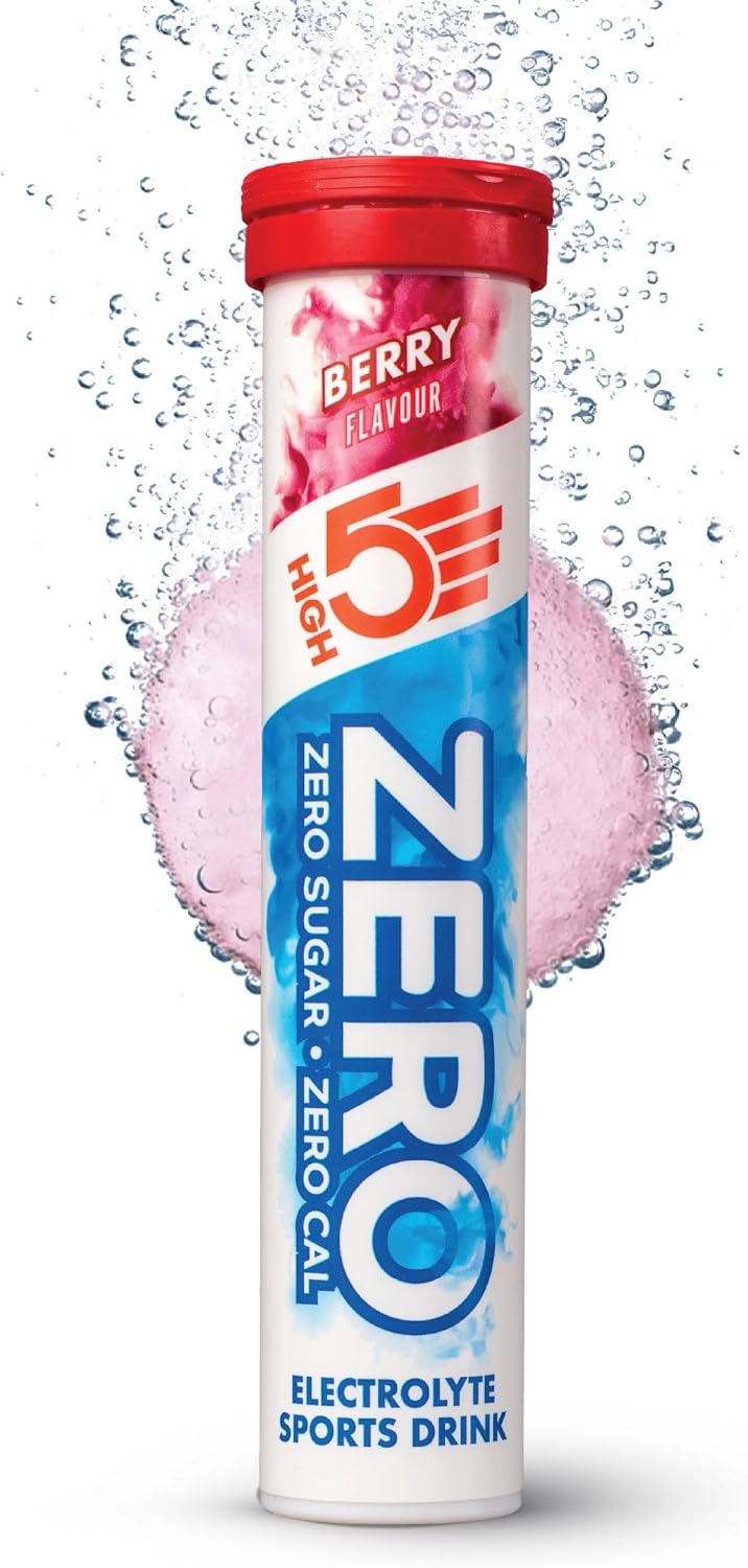 HIGH5 Zero Electrolyte Tablets for Hydration, Berry, 20 Tablets