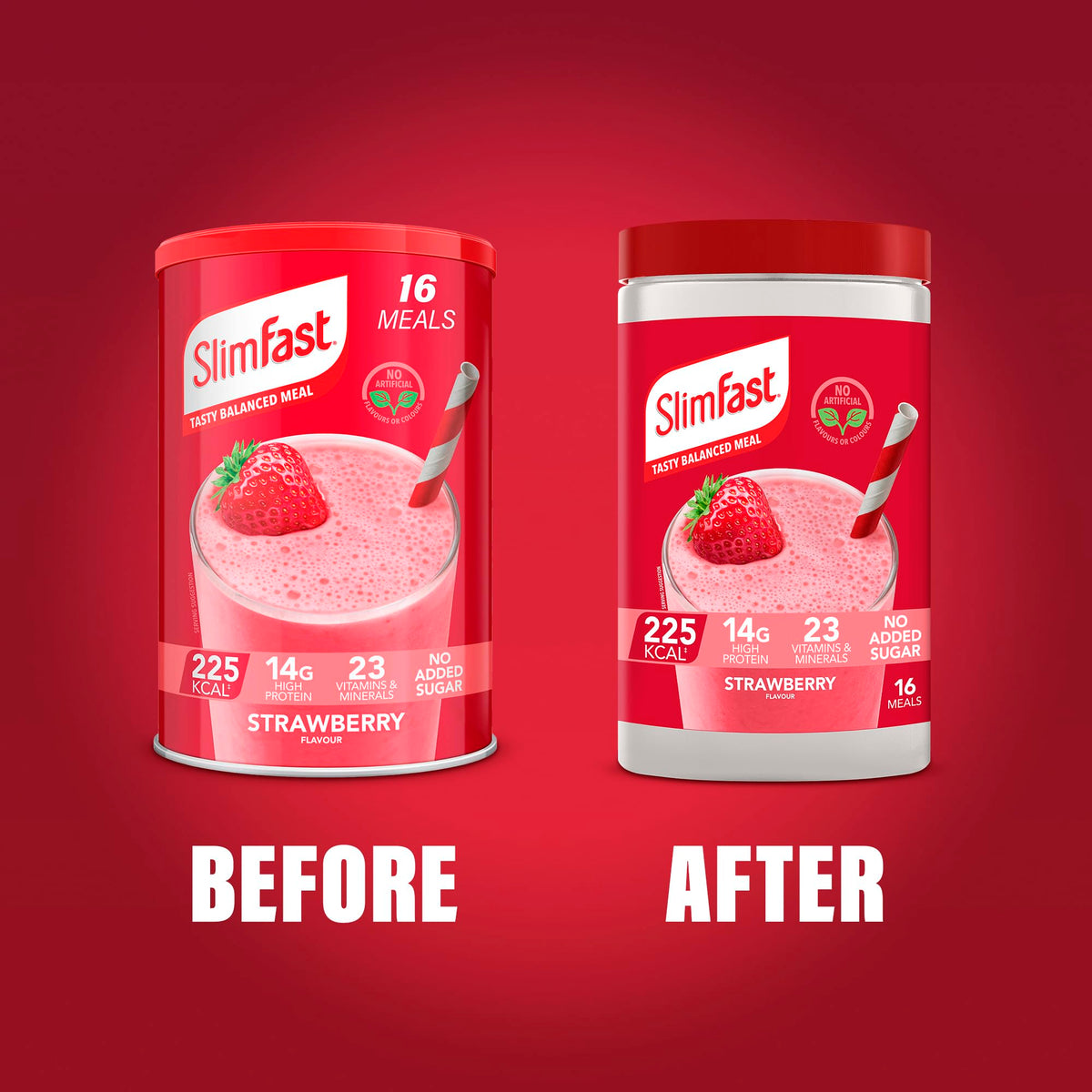 SlimFast • Meal Replacement Powder • Caramelised Biscuit Flavour • 584g