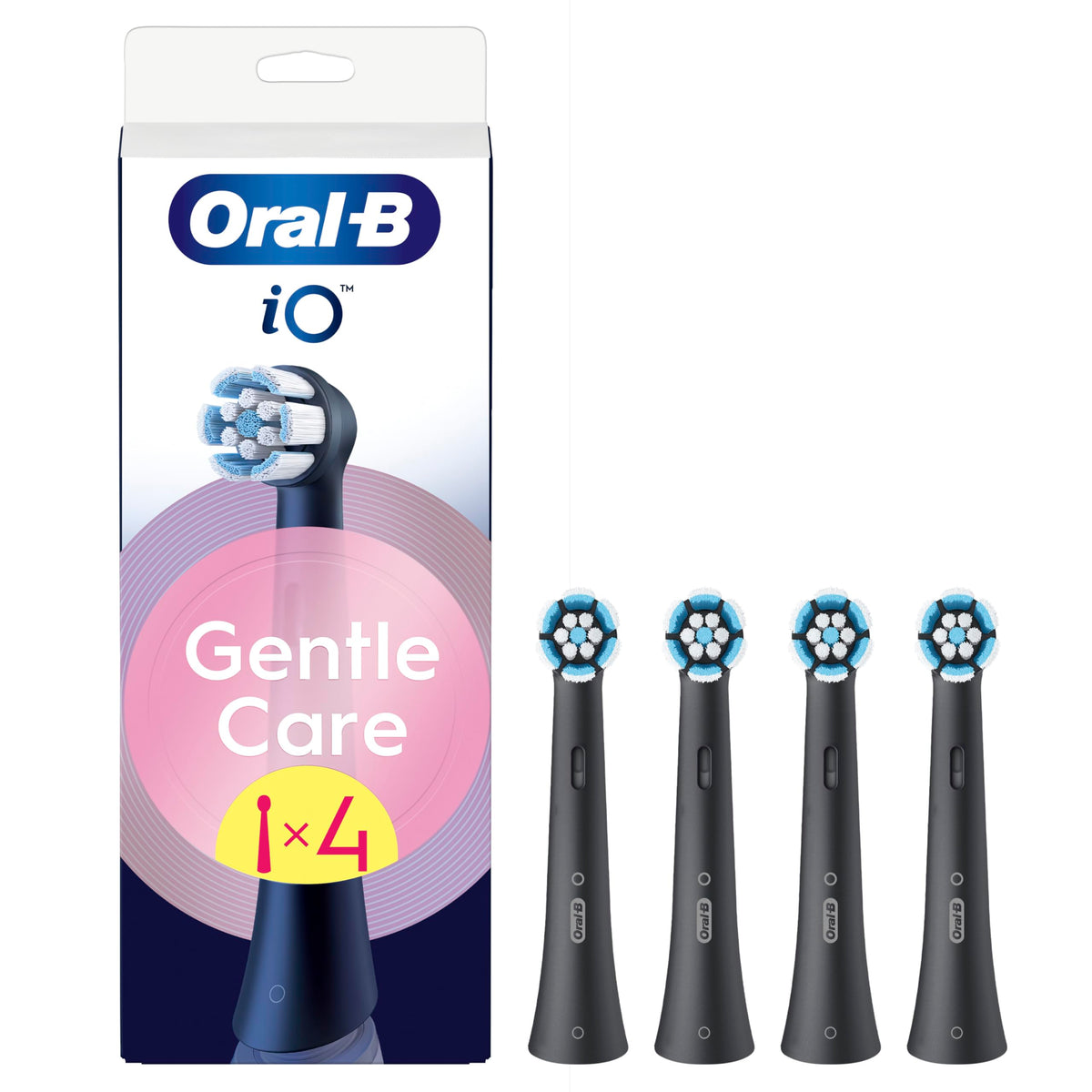 Oral-B iO Series Ultimate Clean Electric Toothbrush Brush Heads, 4 Count, White