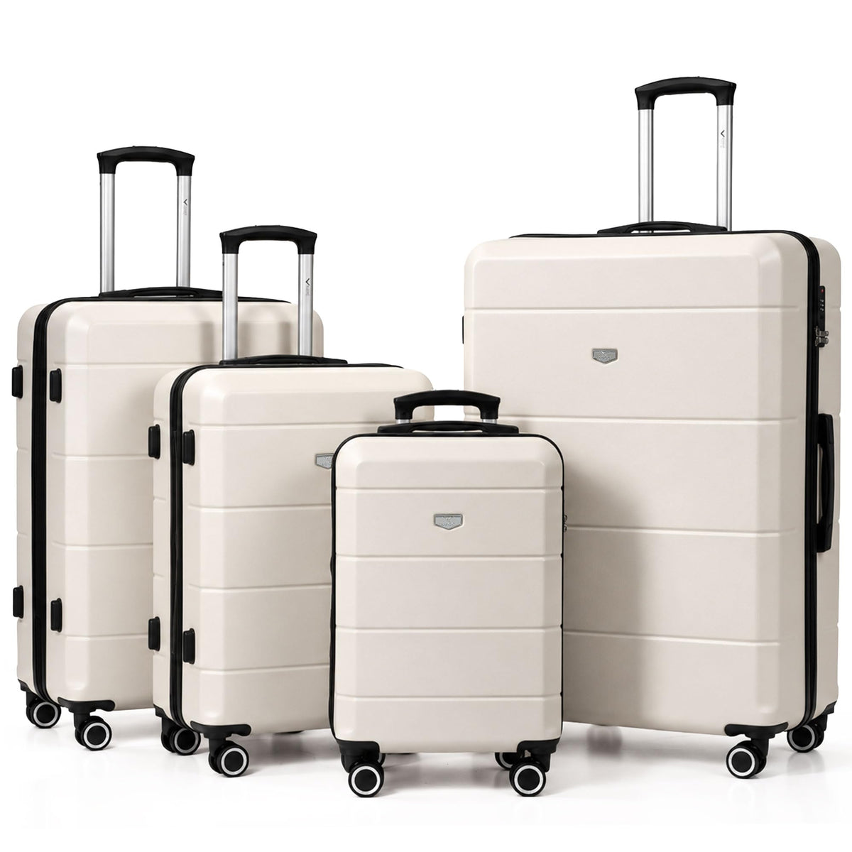 LUGG Jetset 40cm Suitcase 40x30x20cm, Ryanair Compatible Underseat Size, Hard Shell ABS, Spinner with Removable Wheels, Lightweight Travel Luggage, 1 Year Warranty