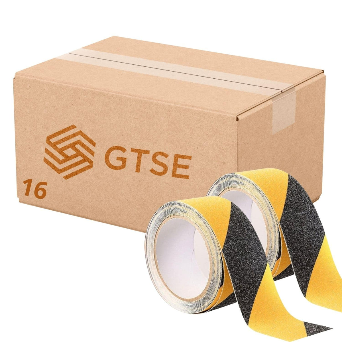 GTSE 50mm x 5m Black Anti Slip Tape, High Traction, Strong Grip Abrasive, Non Skid Tape for Indoor/Outdoor Use, Tread Warning Tape