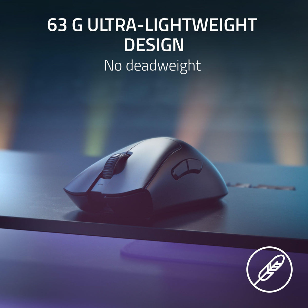 Razer DeathAdder Essential (2021) - Wired Gaming Mouse (Optical Sensor, 6400 DPI, 5 Programmable Buttons, Ergonomic Form Factor) White