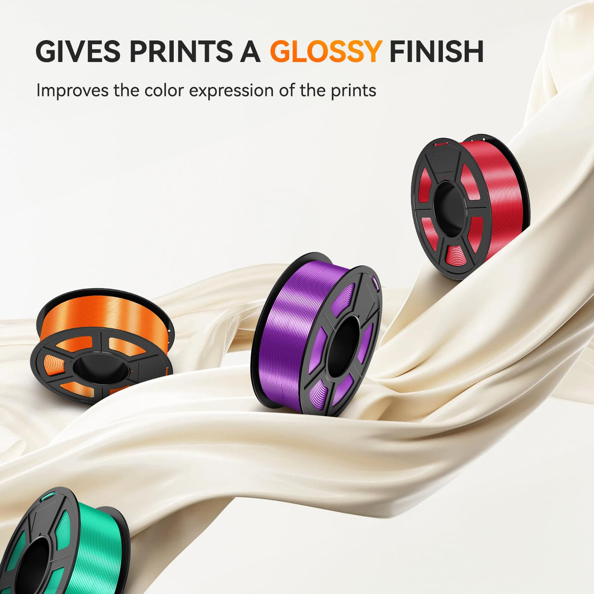 TECBEARS Matte PLA Filament 1.75mm, 600mm/s Rapid Print, 1kg Sky Blue