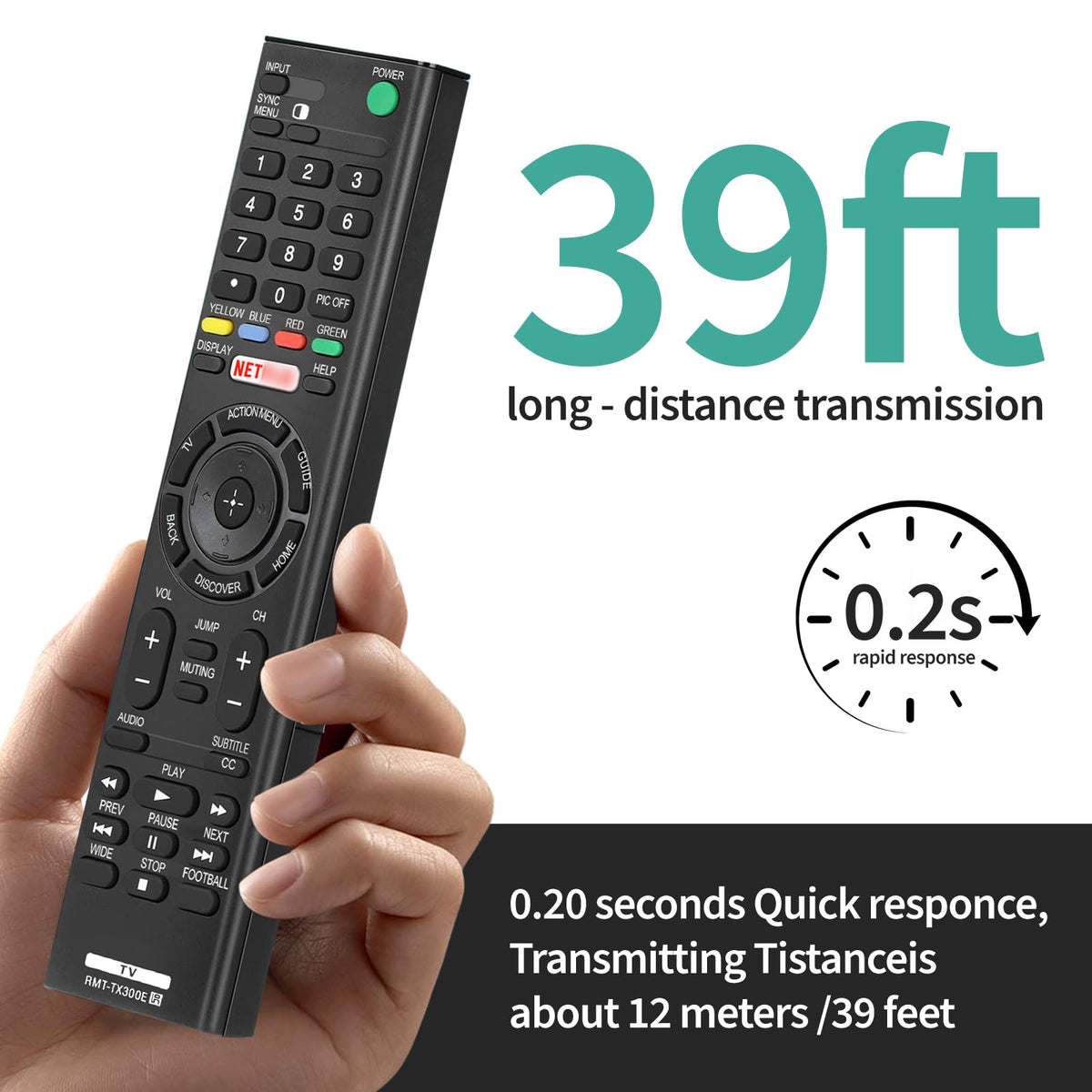 Universal Remote for LG TV Remote Control (All Models) Compatible with All L G LED OLED LCD UHD HDTV HDR Webos 4K 8K Smart TV with Netflix,Video,L G Channels Button,Disney Plus