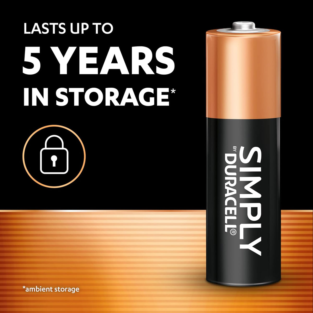 DURACELL Simply AA Batteries (48 Pack) - Alkaline Double A Battery 1.5V - Quality Guaranteed - Everyday Device - Plastic-Free Packaging