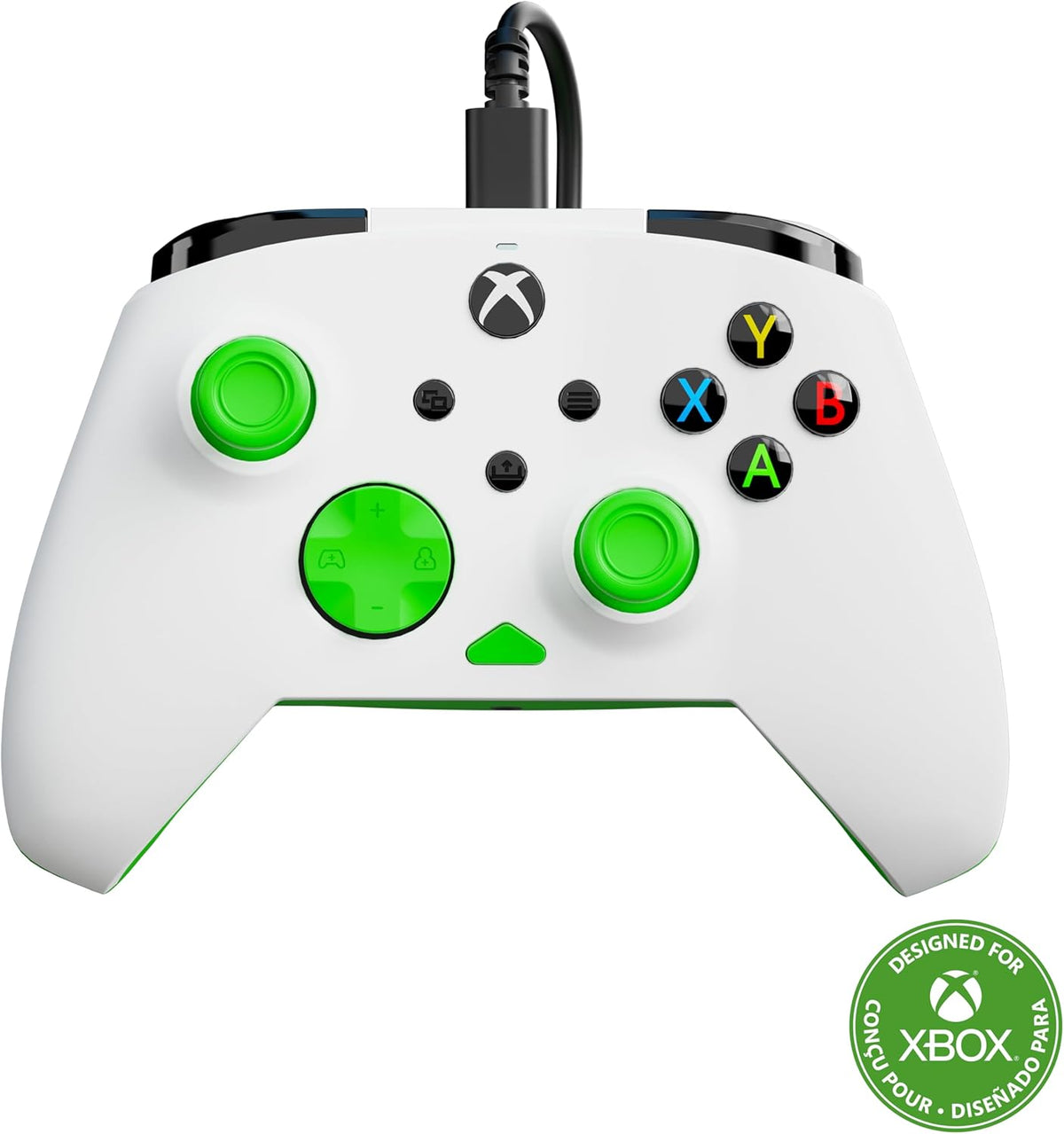 Turtle Beach Rematch Core Black Wired Gaming Controller with Audio Controls, Rumble Motors and Hall Effect Thumbsticks – Licensed for Xbox Series X or S, Xbox One and Windows PCs