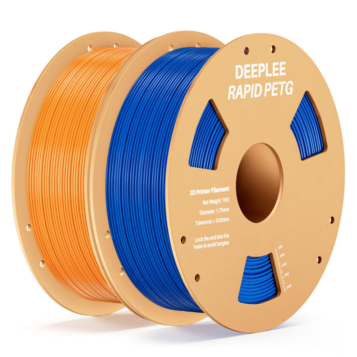 DEEPLEE Rapid PETG Filament 1.75mm Black 1KG