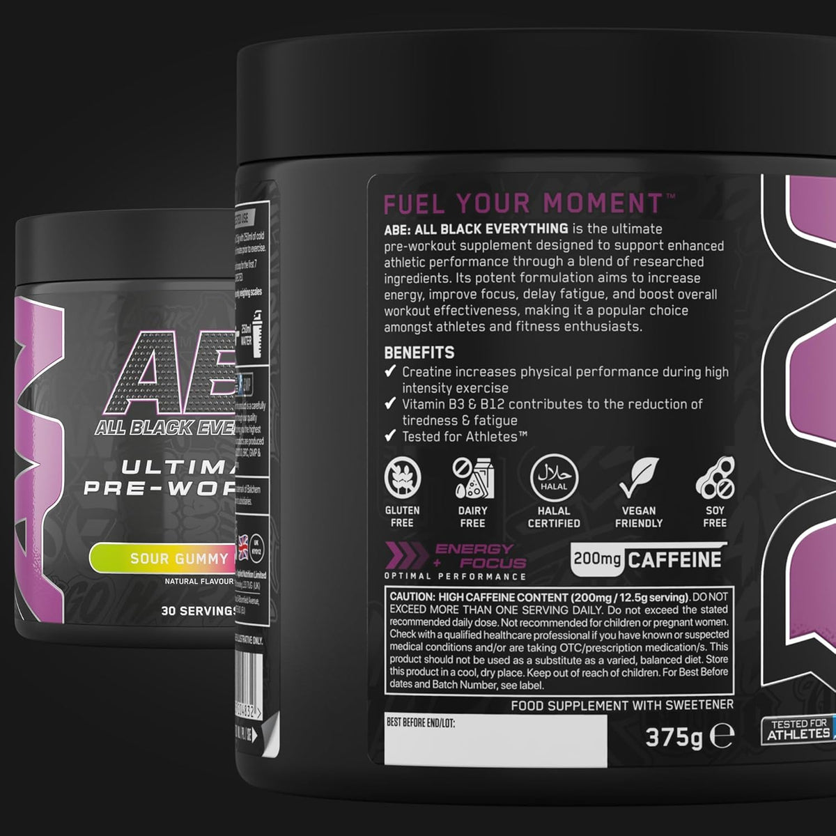 Applied Nutrition ABE Pre Workout Powder Tropical 375g