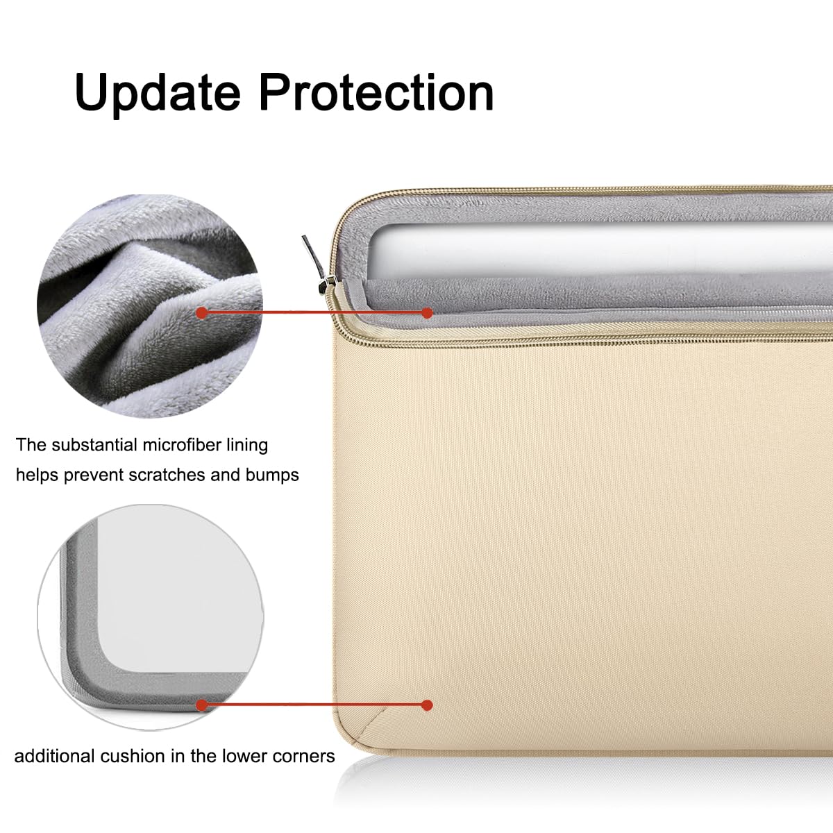Voova 360° Protective Laptop Sleeve Case 11 11.6 12 inch, Waterproof Computer Cover Bag Compatible with Surface Pro 7 8/Laptop Go 2 3, MacBook Air 11, Chromebook, 12.5" Asus Acer Hp Tablet,Pink
