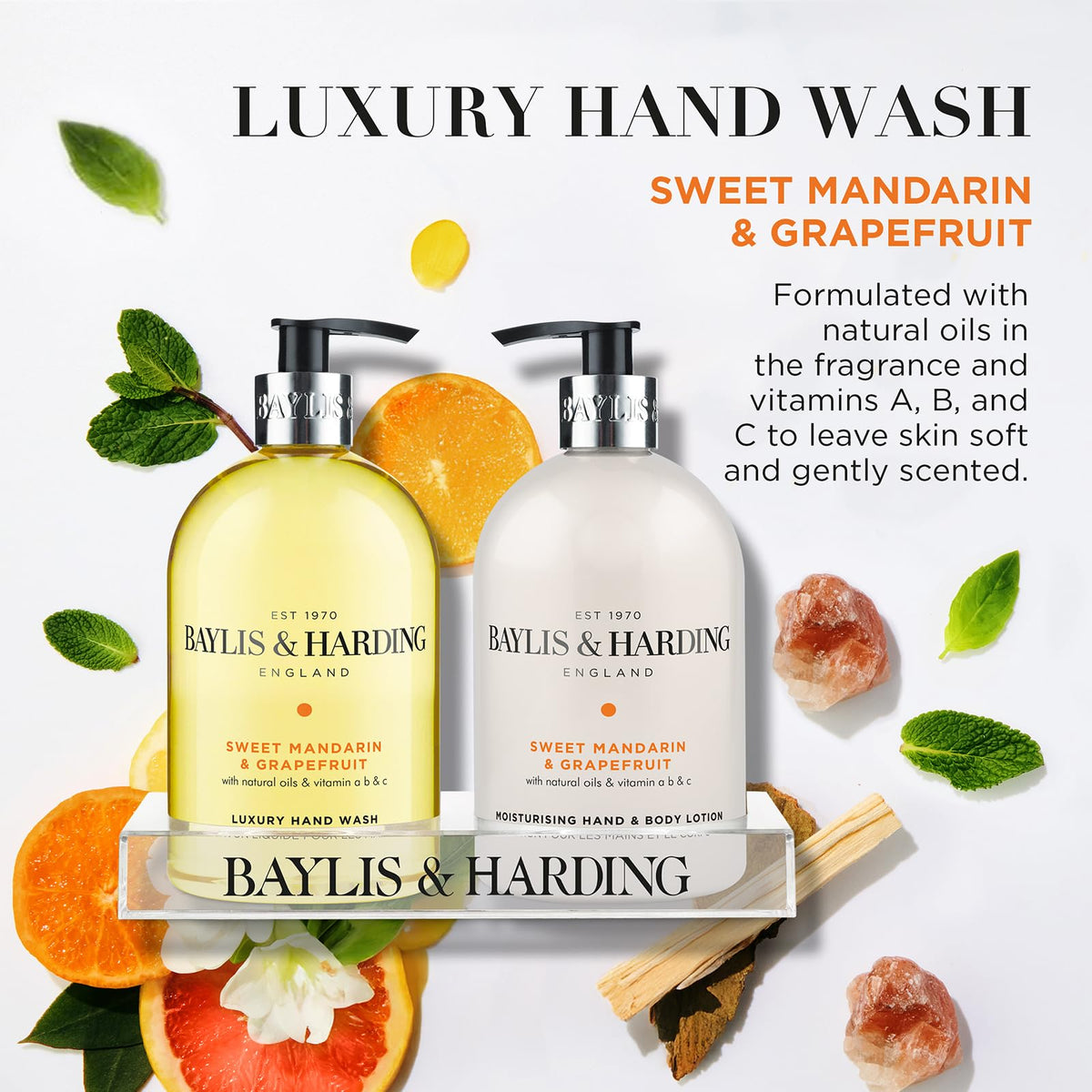 Baylis & Harding Signature Luxury Hand Wash 500ml 3 pack
